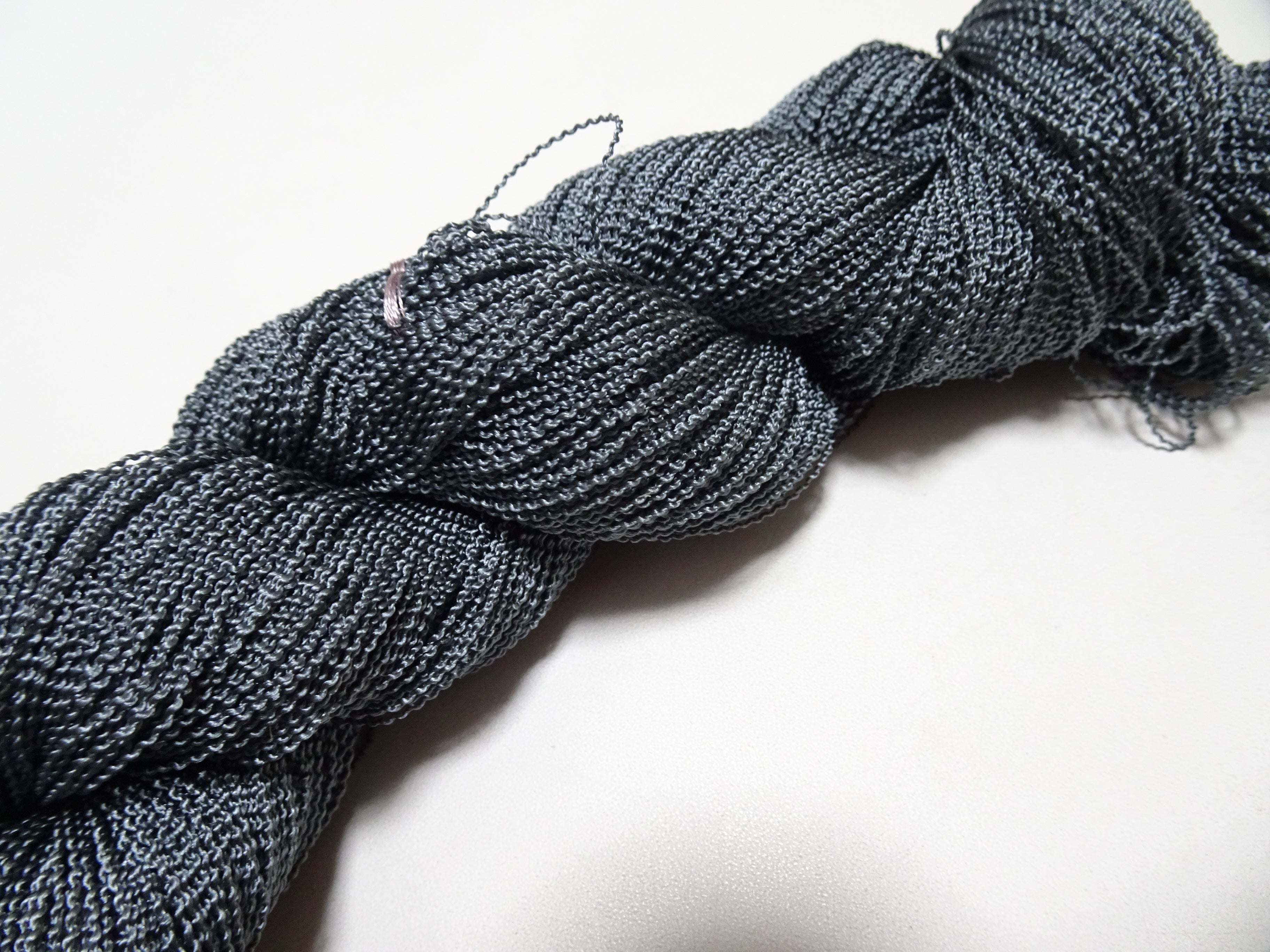 Japanese Vintage Kabe Silk Thread Embroidery & Weaving 16070