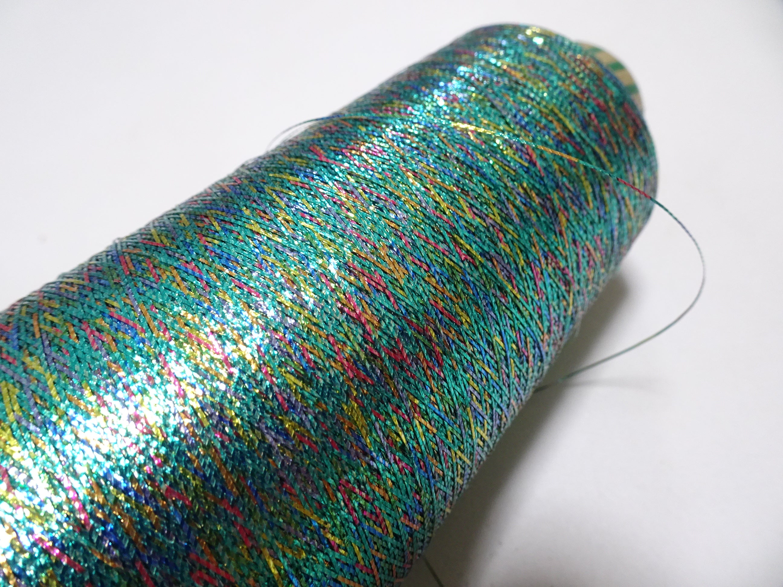 Super rare! Japanese vintage metallic thread embroidery 3000M 9382