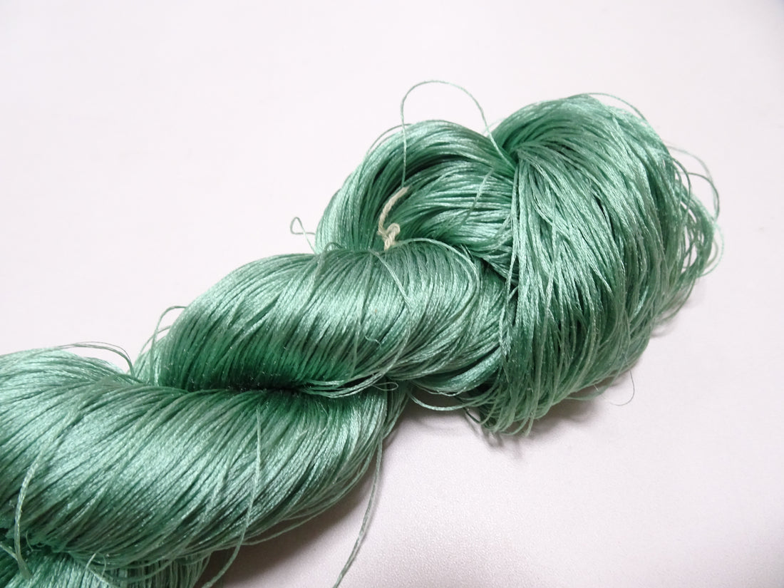 Japanese Vintage 6 Loose-Twist Silk Threads 19288
