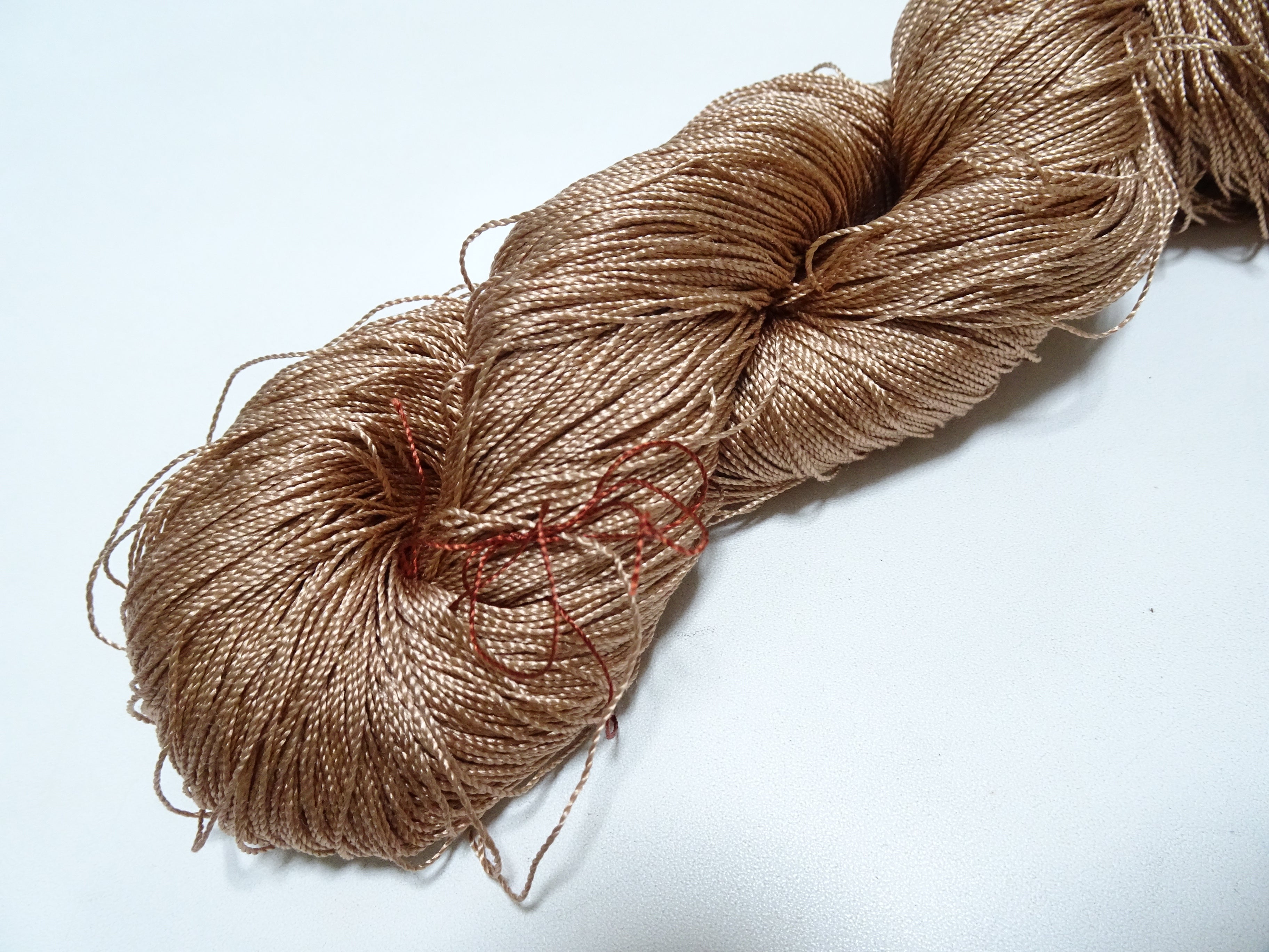 Japanese Vintage Twisted Silk Thread Embroidery & Weaving 17784