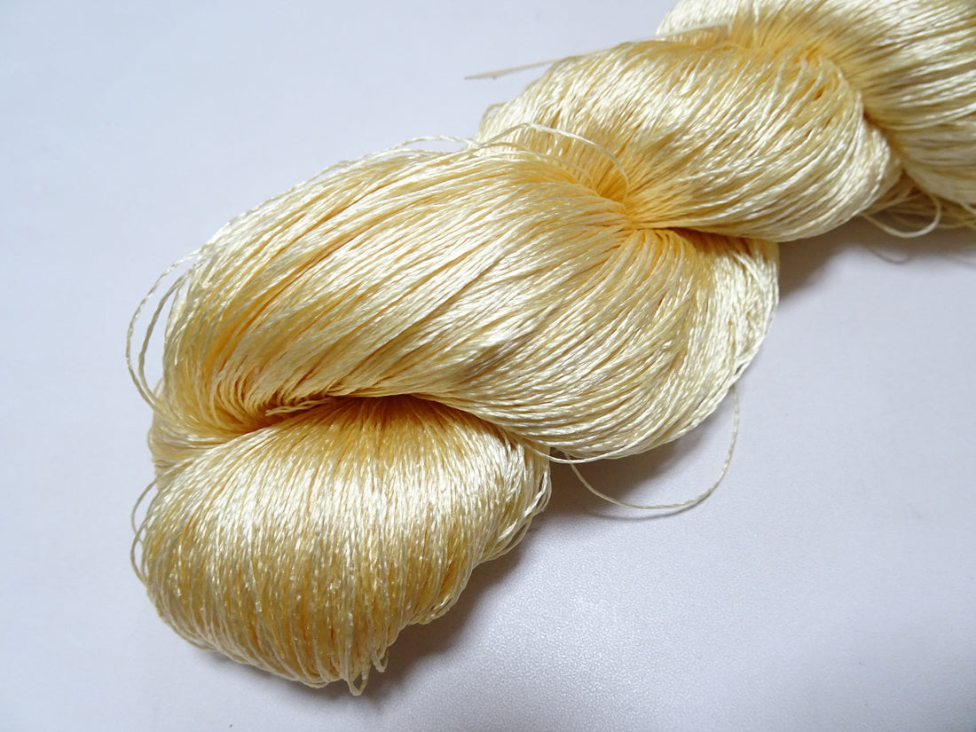 Japanese Vintage Twisted Silk Thread Embroidery 19460