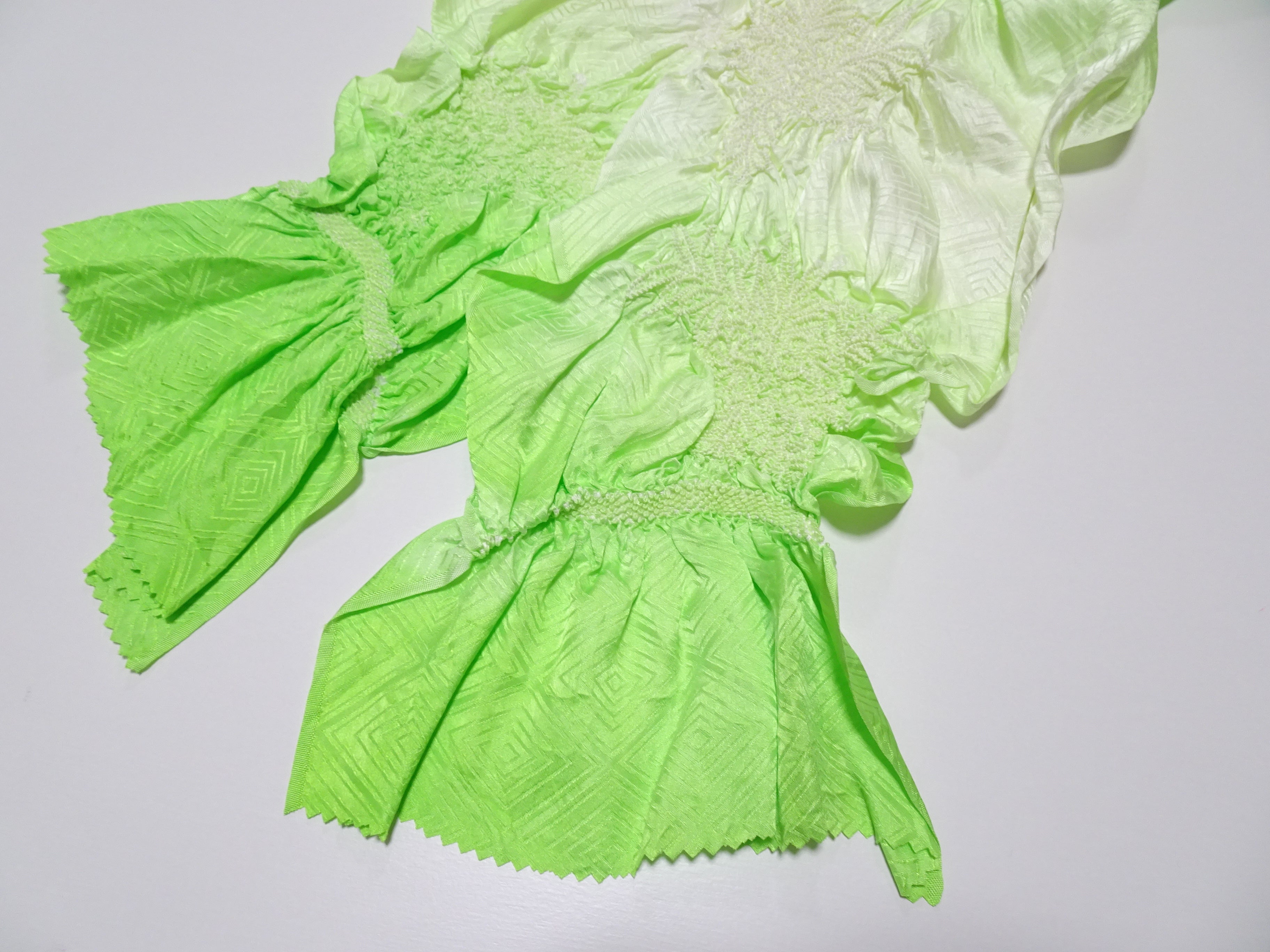 Japanese Kimono Silk Obi Age Shibori  18066