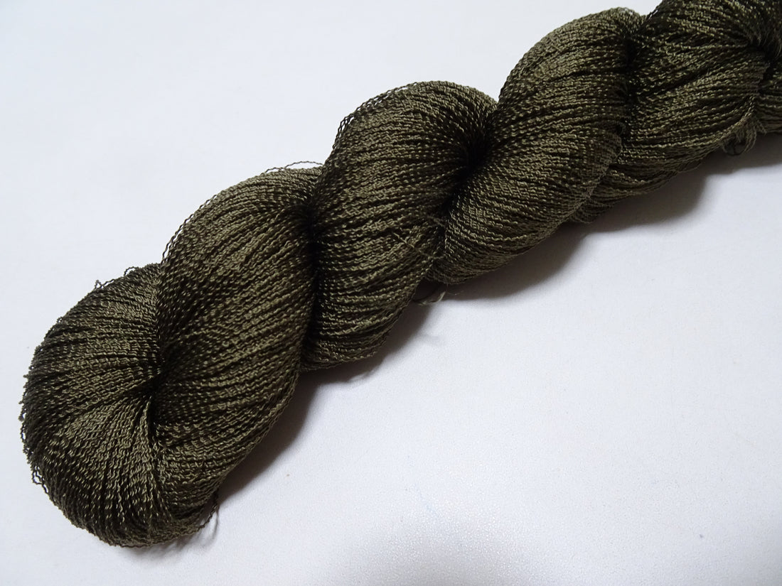 Japanese Vintage Kabe Silk Thread Embroidery & Weaving 16071