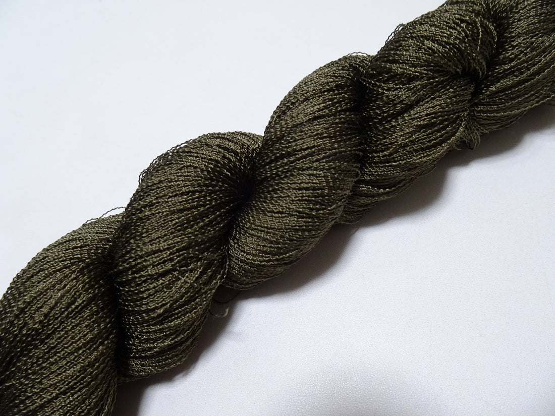 Japanese Vintage Kabe Silk Thread Embroidery & Weaving 16071