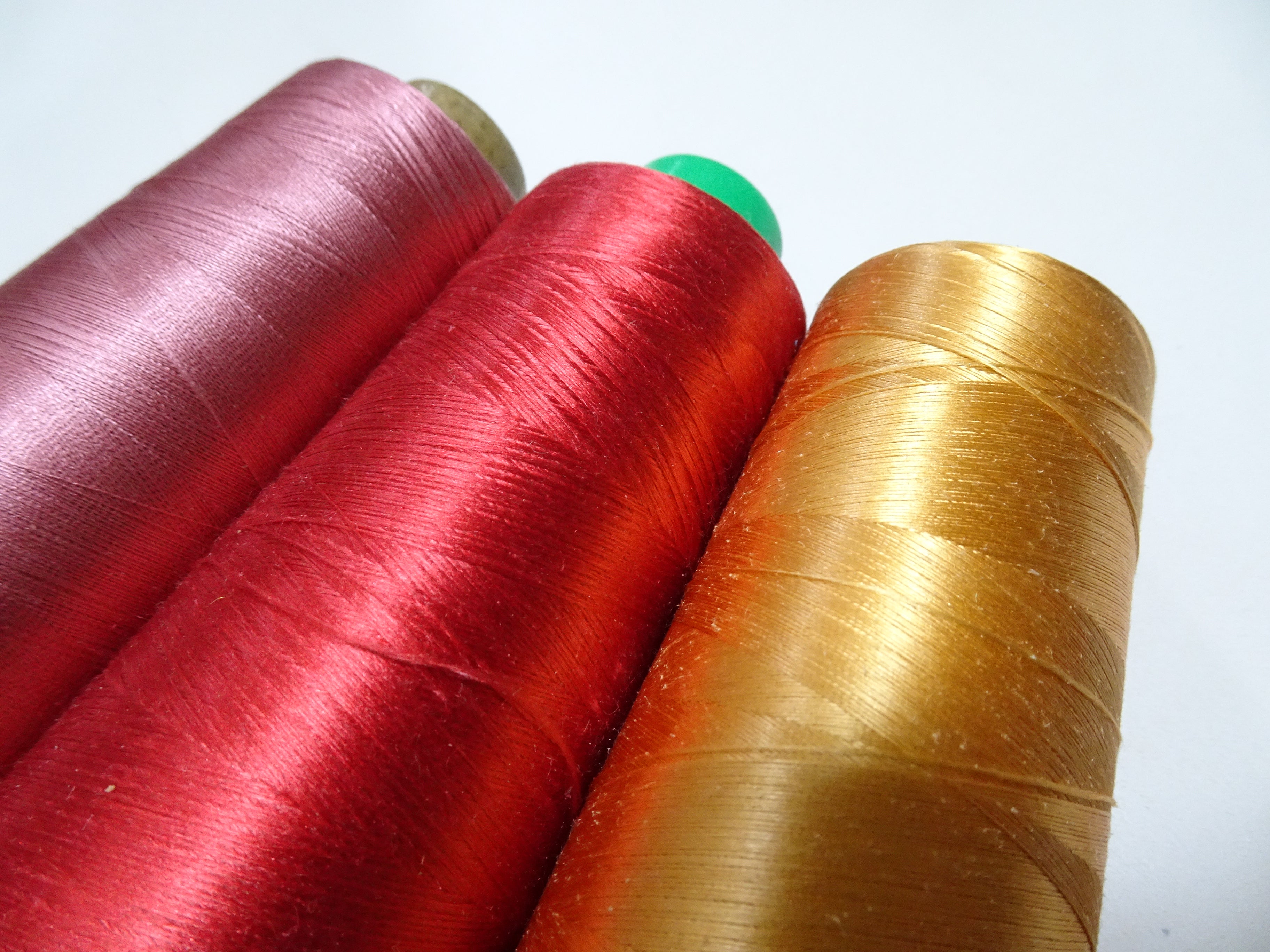 Special Price!! Japanese vintage silk thread 3sets Over 6000M embroidery 15236