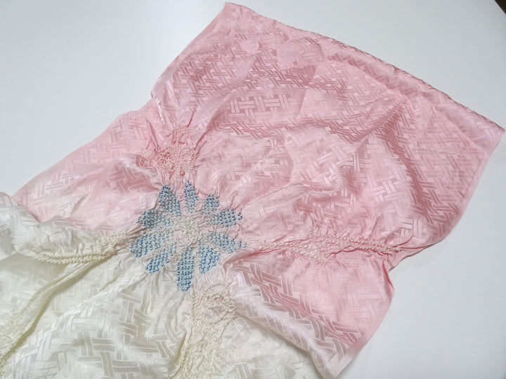 Japanese Kimono Silk Obi Age Shibori  18067