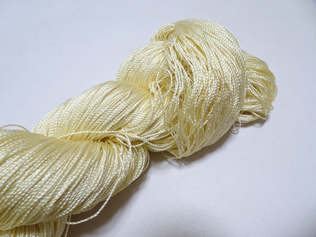 Japanese Vintage Twisted Silk Thread Embroidery & Weaving 17785