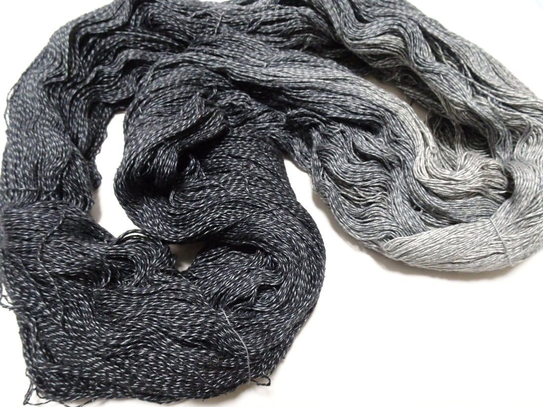 Japanese Tanaka Gen Silk – One-of-a-Kind Hand-Dyed Artistic Silk Thread, Rare Japanese Artisan Yarn, Limited Stock 19154