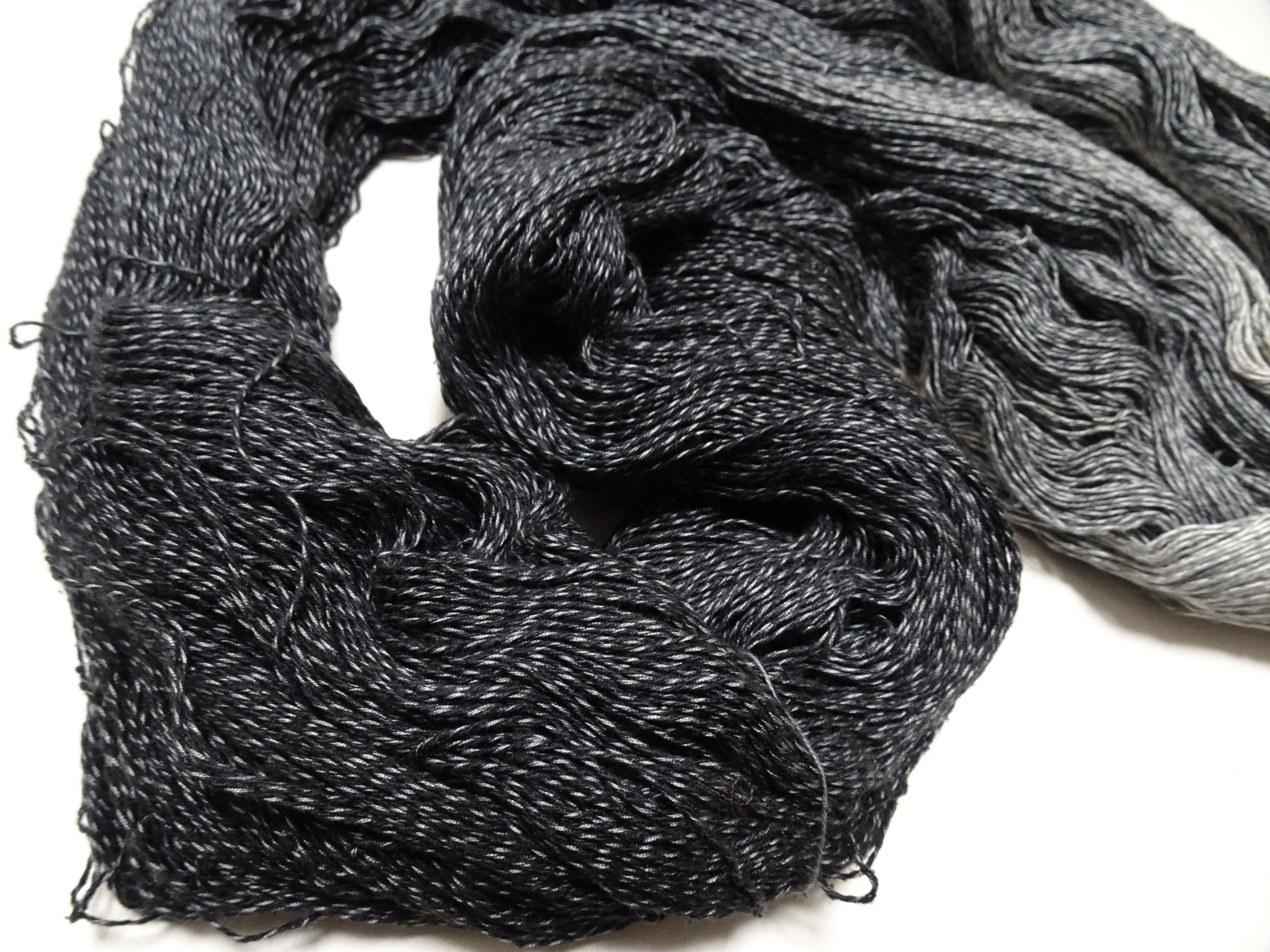 Japanese Tanaka Gen Silk – One-of-a-Kind Hand-Dyed Artistic Silk Thread, Rare Japanese Artisan Yarn, Limited Stock 19154