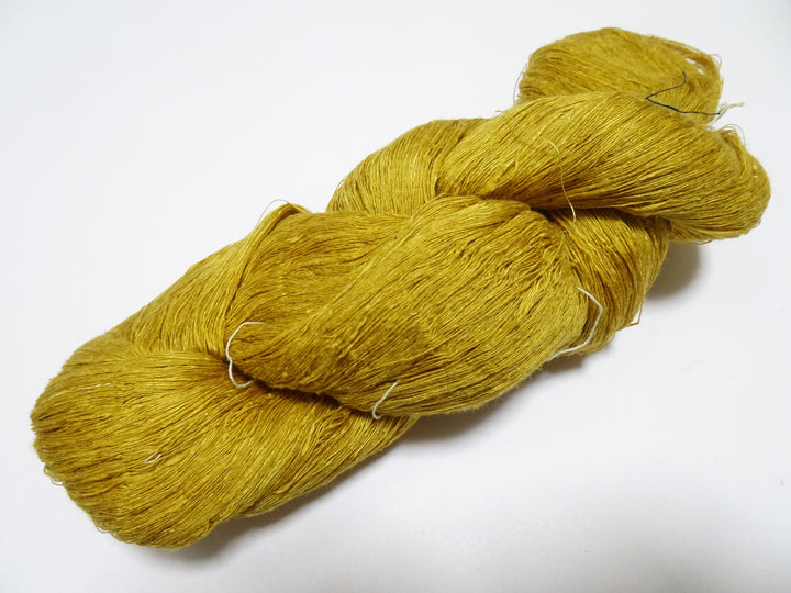 Japanese vintage Tsumugi silk thread Woven & embroidery 8619