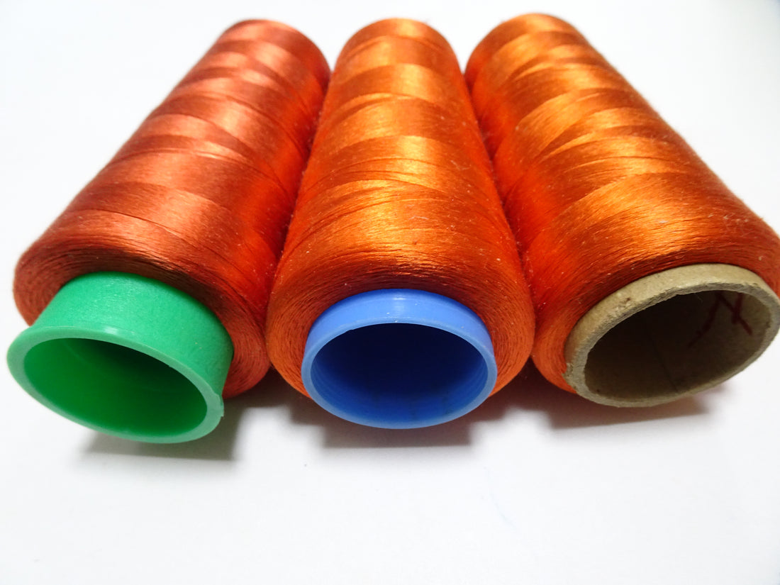 Special Price!! Japanese vintage silk thread 3sets Over 6000M embroidery 15238