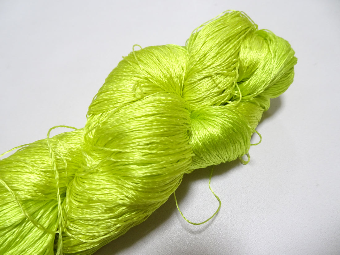 Japanese Vintage Twisted Silk Thread Embroidery 18353