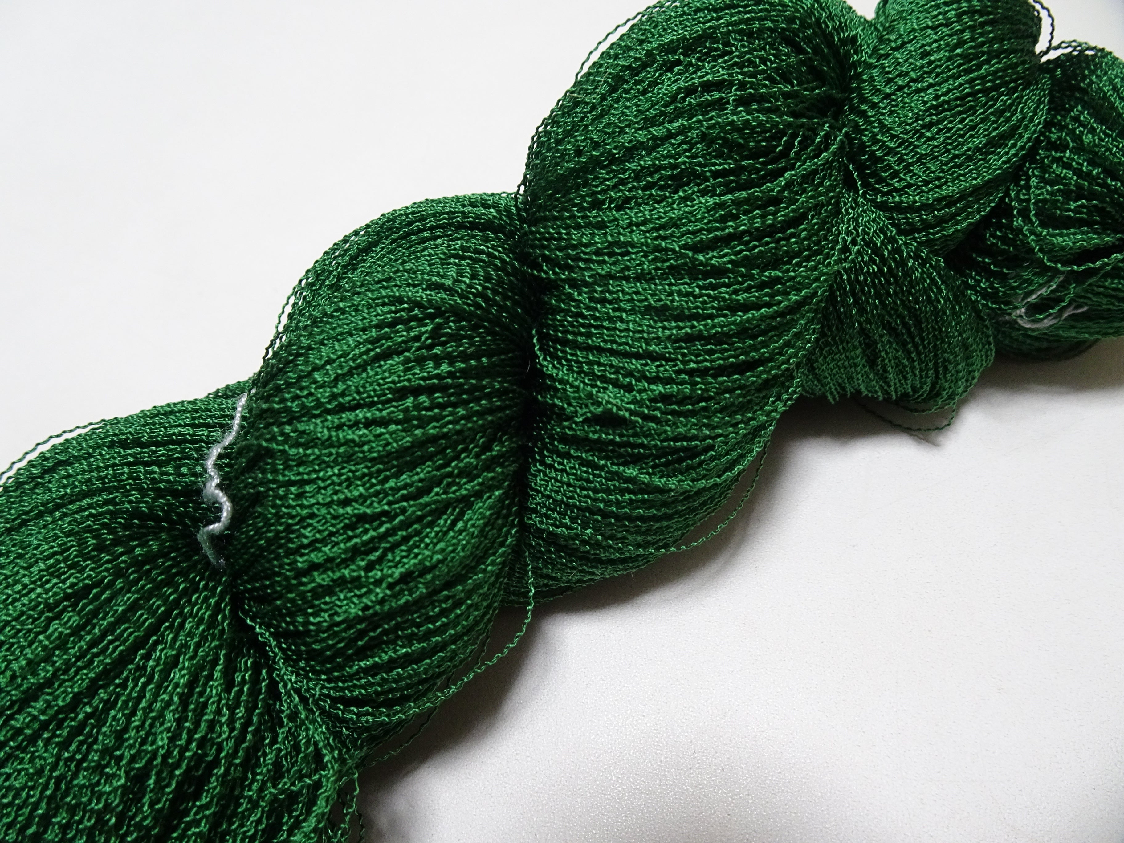Japanese Vintage Kabe Silk Thread Embroidery & Weaving 16073
