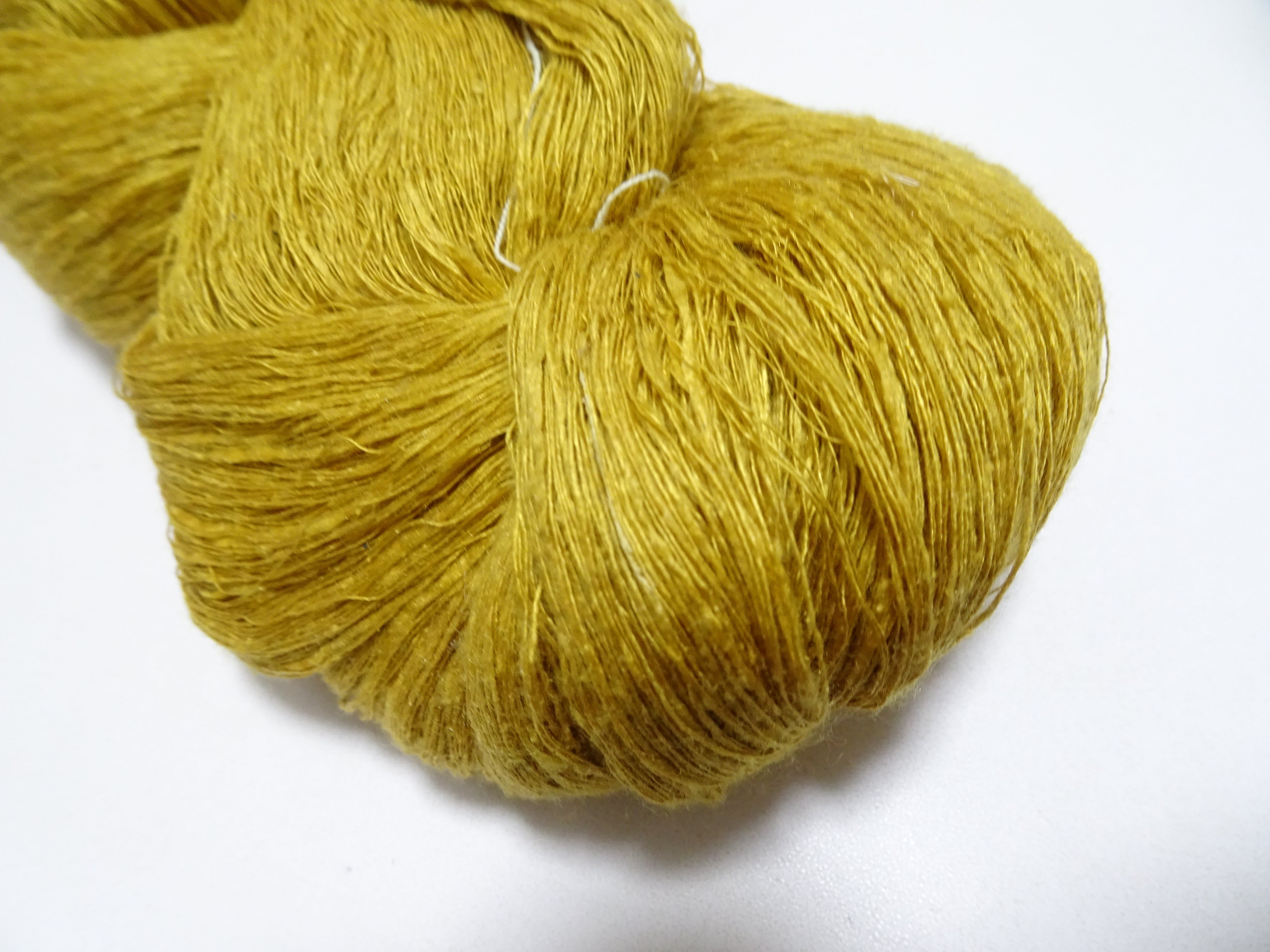 Japanese vintage Tsumugi silk thread Woven & embroidery 8619