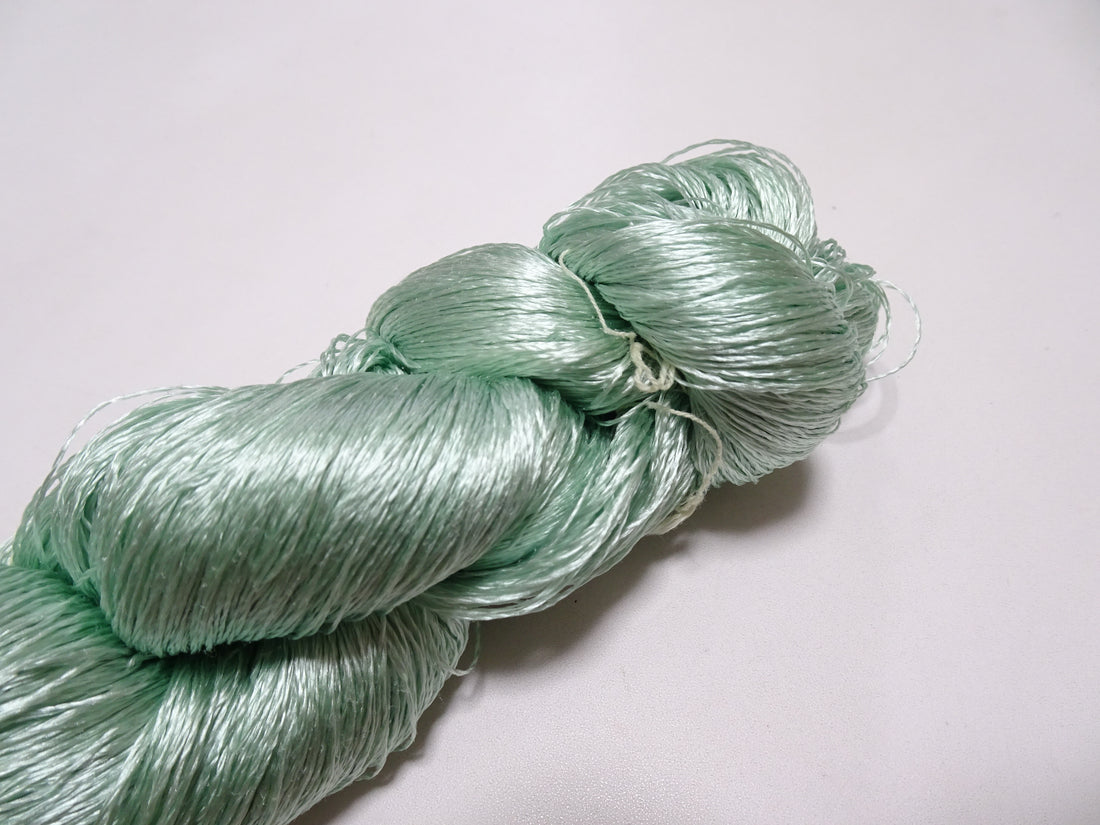 Japanese Vintage Twisted Silk Thread Embroidery 14580