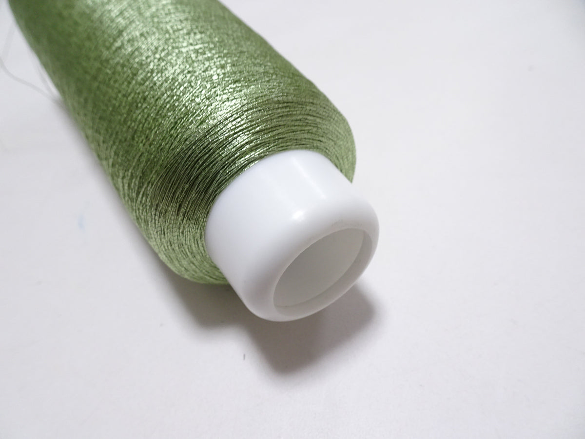 Japanese vintage rare Superb pure silver leaf thread color SA3 2000M ...