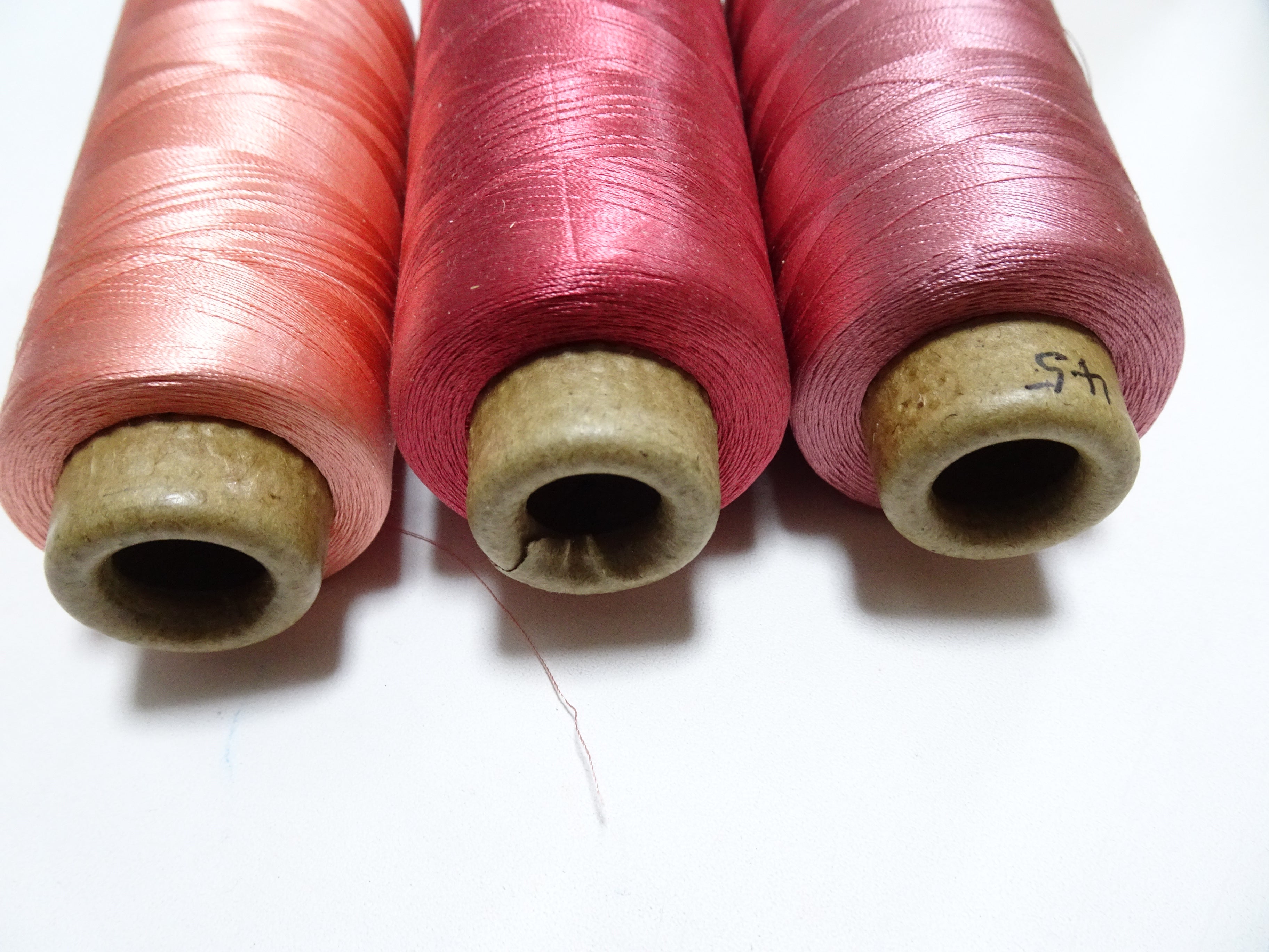 Special Price!! Japanese vintage silk thread 3sets Over 6000M embroidery 15239