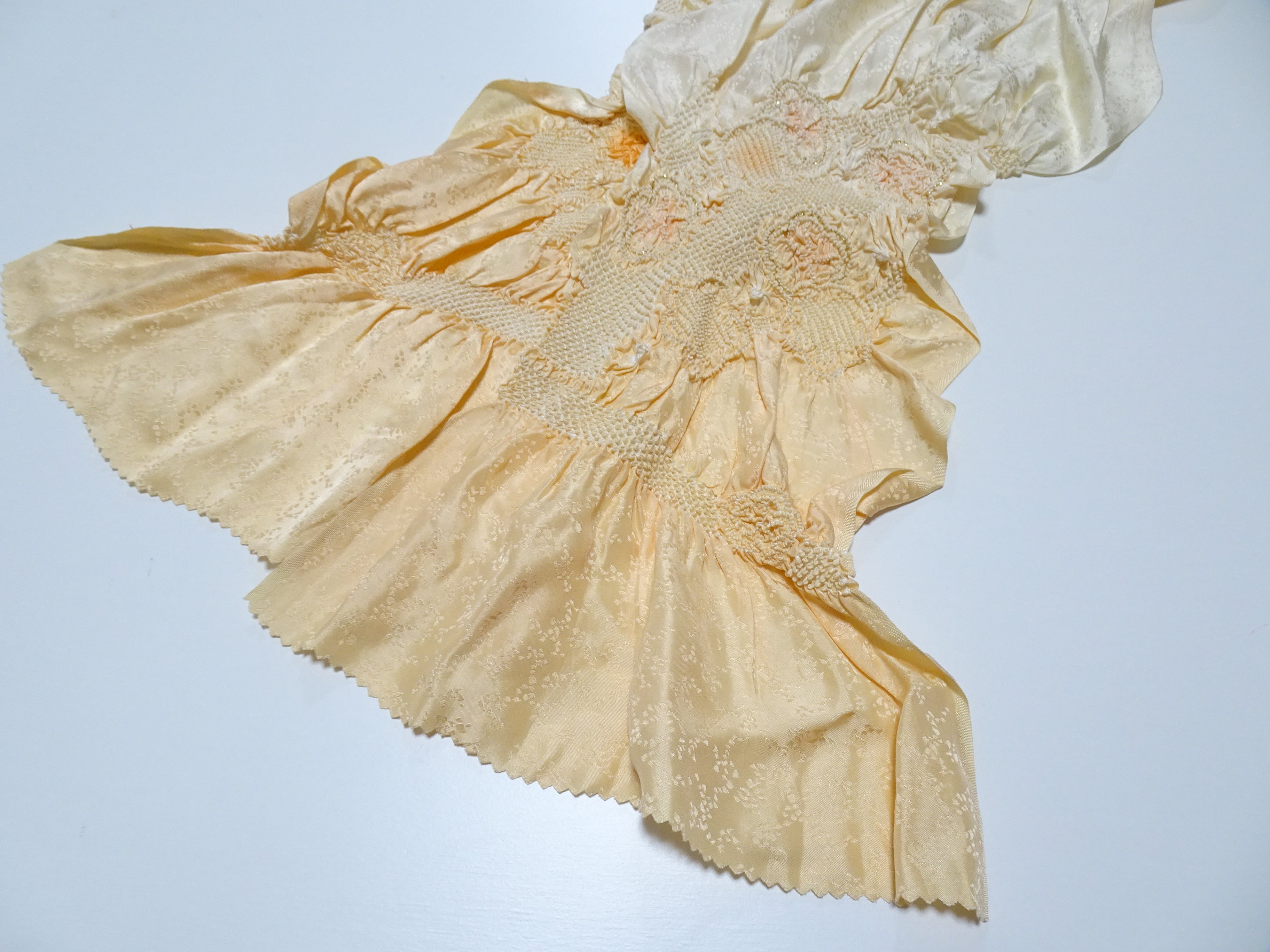 Japanese Kimono Silk Obi Age Shibori  18070