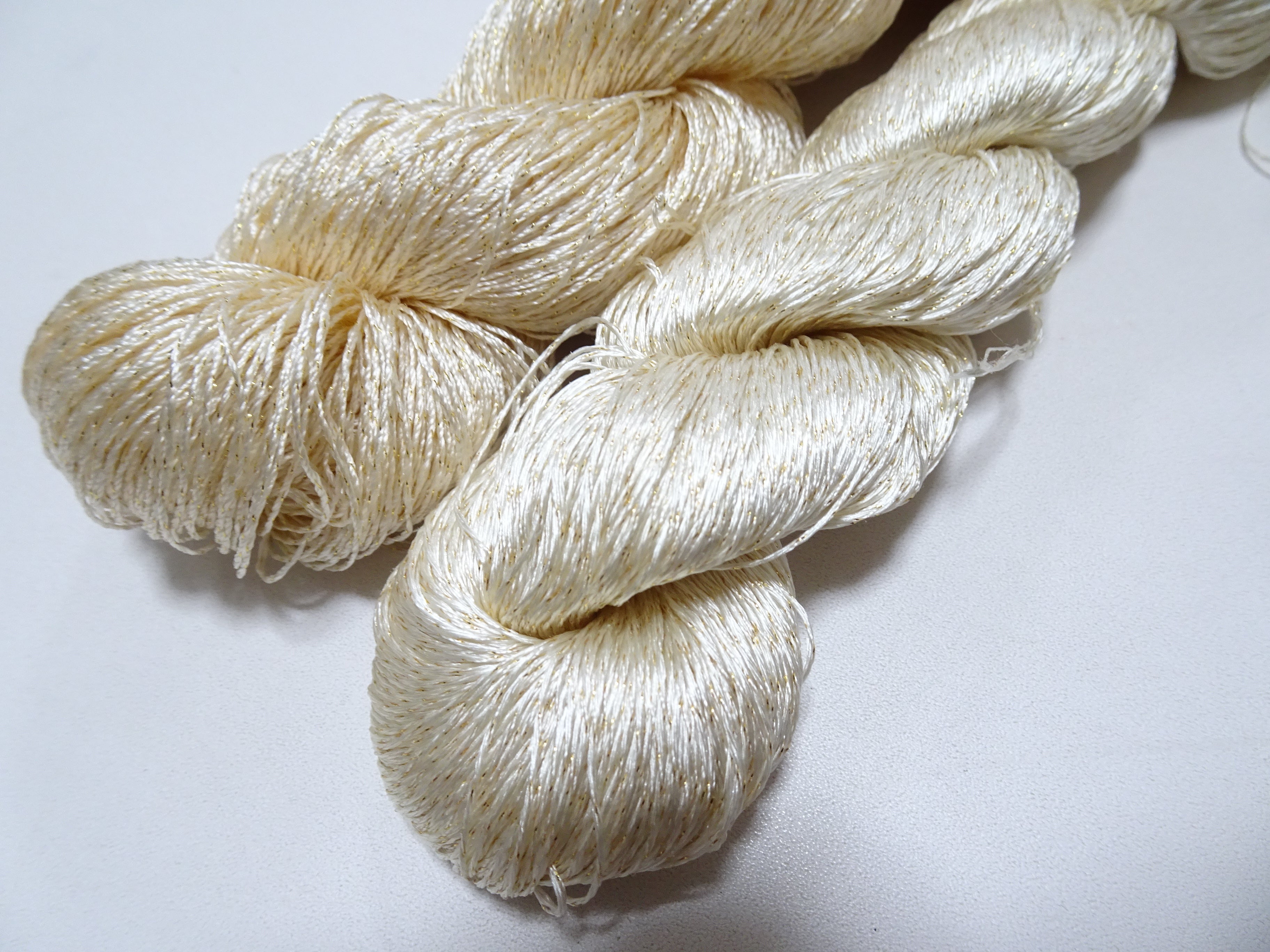 Japanese Vintage High Class Rare Silk Thread Mixture of Gold embroidery 15969