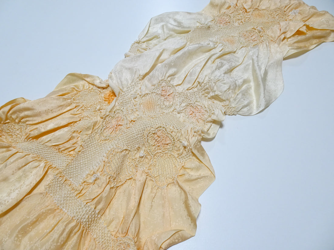 Japanese Kimono Silk Obi Age Shibori  18070