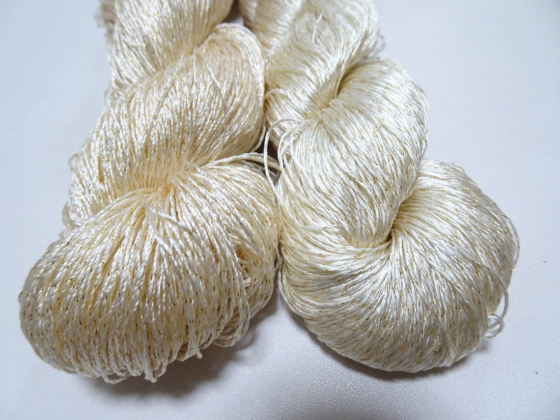 Japanese Vintage High Class Rare Silk Thread Mixture of Gold embroidery 15969