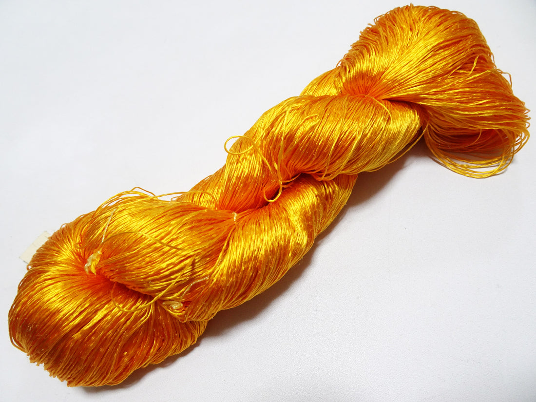 Japanese Vintage Twisted Silk Thread Embroidery 18356