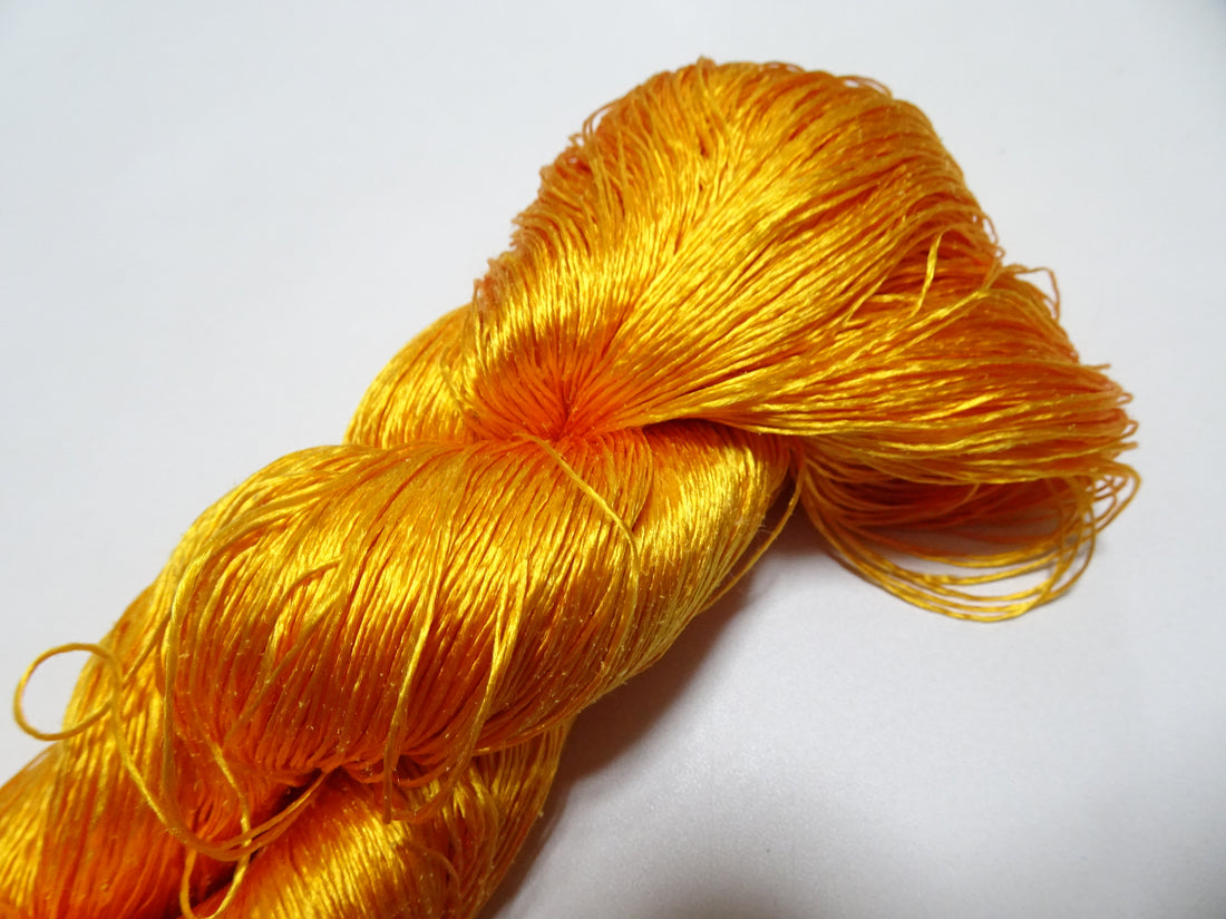 Japanese Vintage Twisted Silk Thread Embroidery 18356