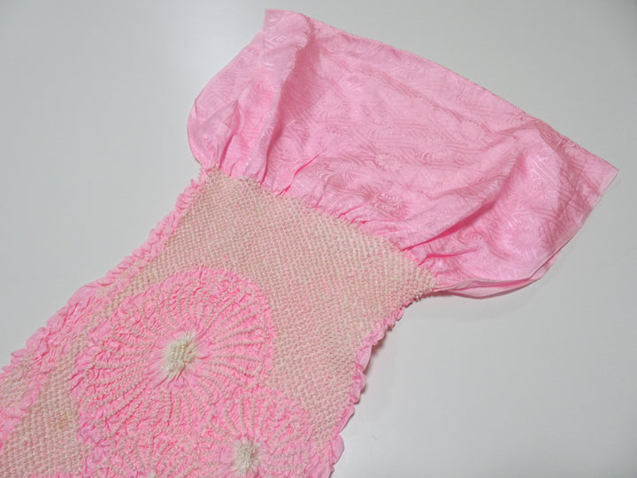 Japanese Kimono Silk Obi Age Shibori  18071