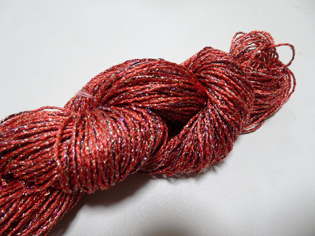 Japanese Tanaka Gen Silk – One-of-a-Kind Hand-Dyed Artistic Silk Thread, Rare Japanese Artisan Yarn, Limited Stock 19158