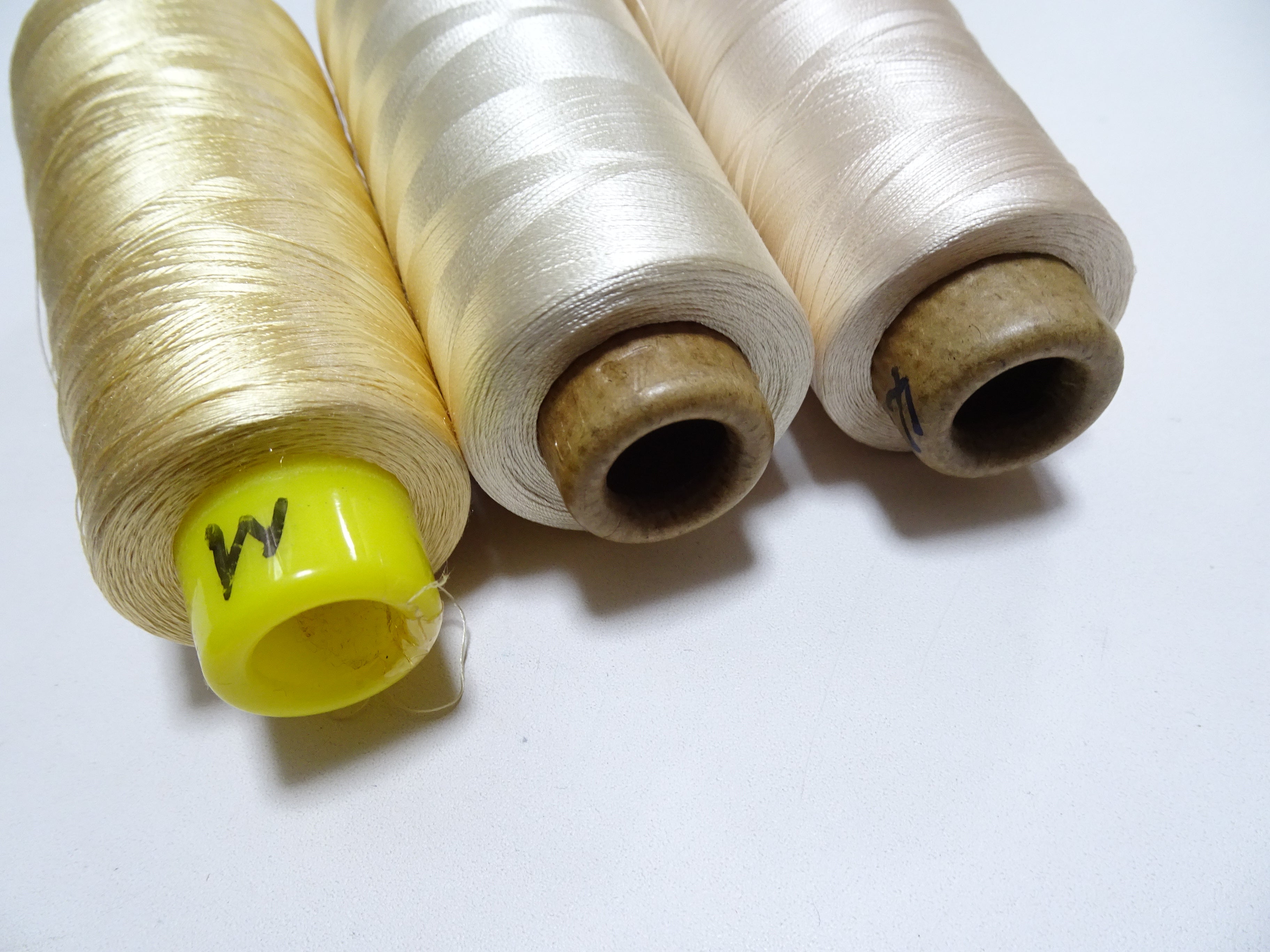 Special Price!! Japanese vintage silk thread 3sets Over 6000M embroidery 15241