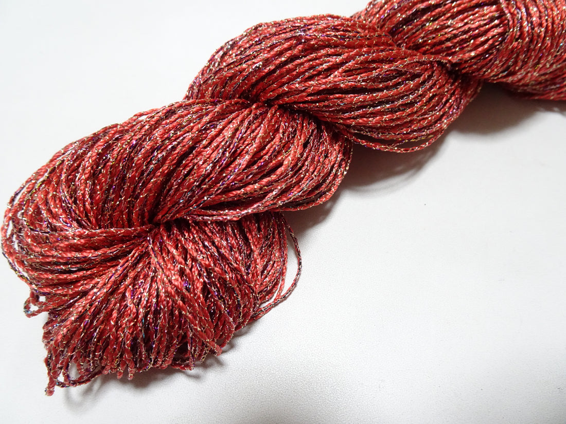 Japanese Tanaka Gen Silk – One-of-a-Kind Hand-Dyed Artistic Silk Thread, Rare Japanese Artisan Yarn, Limited Stock 19158