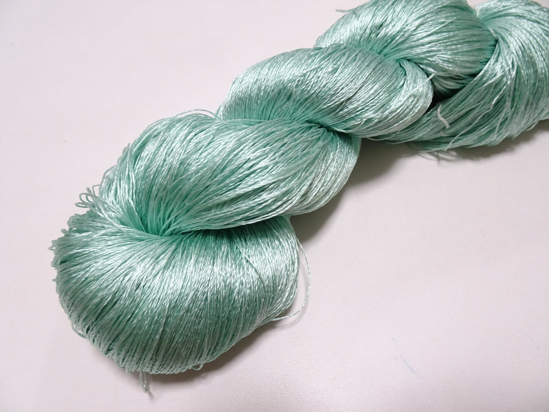Japanese Vintage Twisted Silk Thread Embroidery 14582