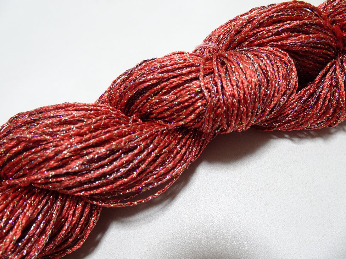 Japanese Tanaka Gen Silk – One-of-a-Kind Hand-Dyed Artistic Silk Thread, Rare Japanese Artisan Yarn, Limited Stock 19158