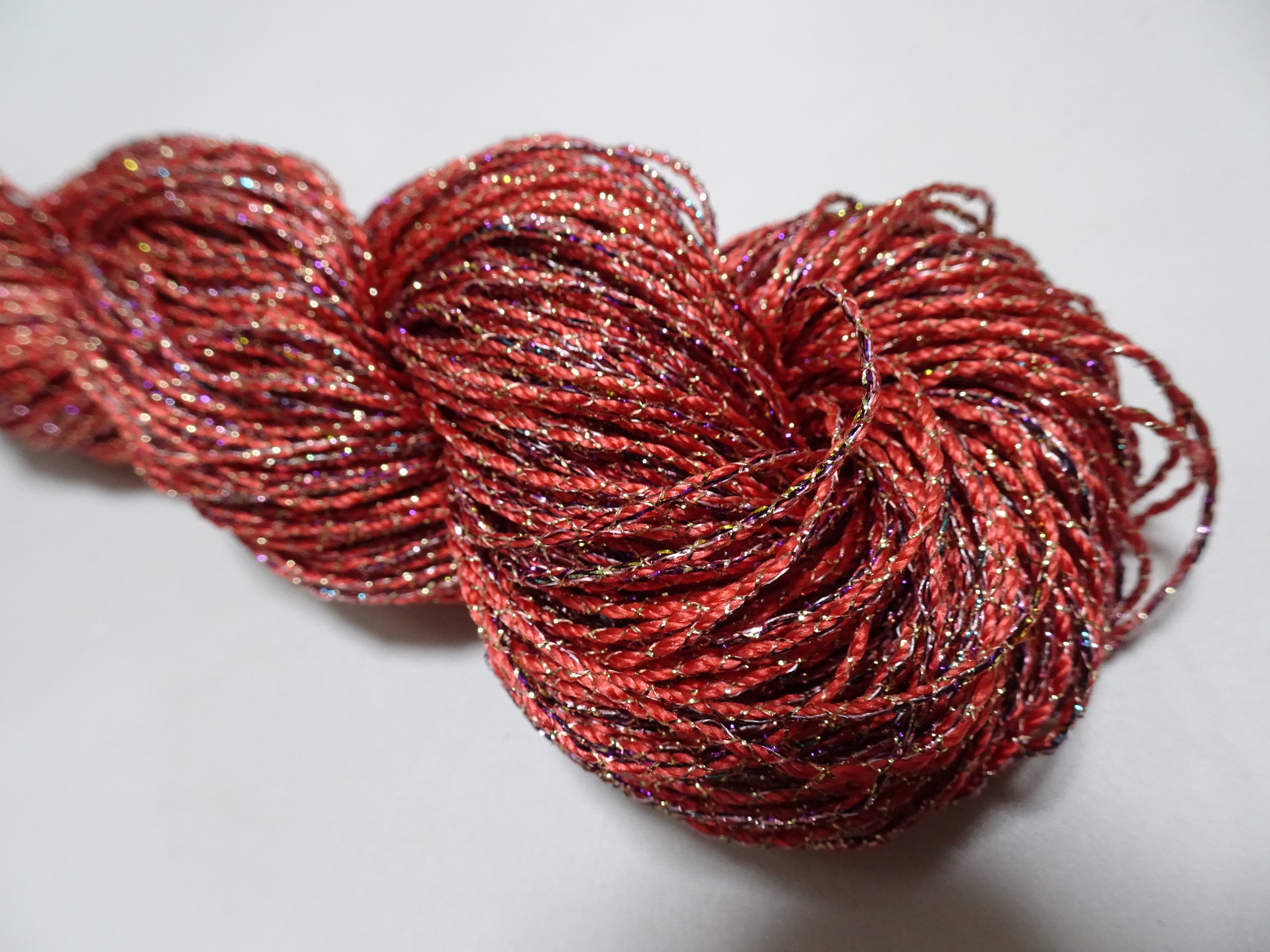 Japanese Tanaka Gen Silk – One-of-a-Kind Hand-Dyed Artistic Silk Thread, Rare Japanese Artisan Yarn, Limited Stock 19158