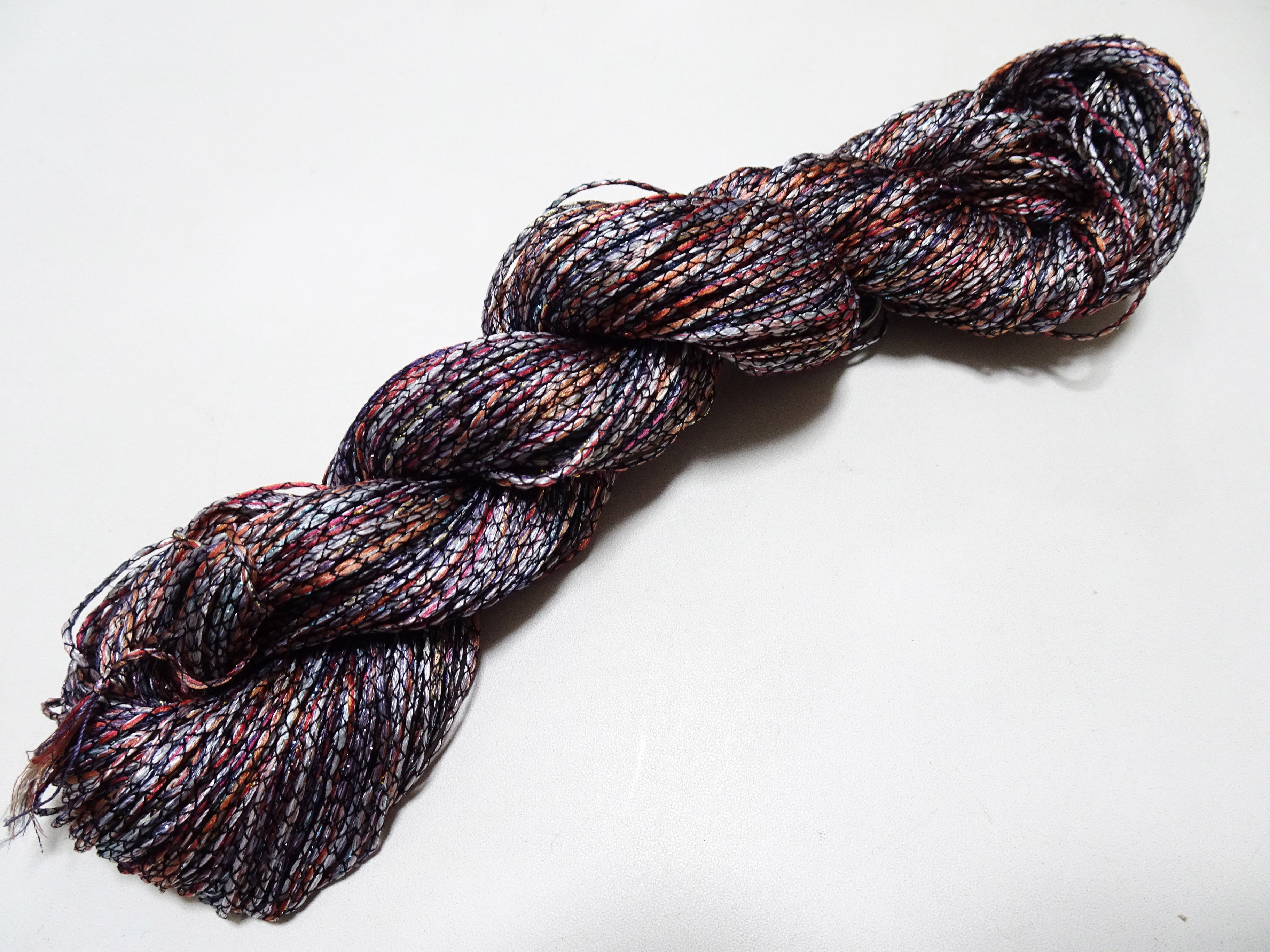 Japanese Tanaka Gen Silk – One-of-a-Kind Hand-Dyed Artistic Silk Thread, Rare Japanese Artisan Yarn, Limited Stock 19159