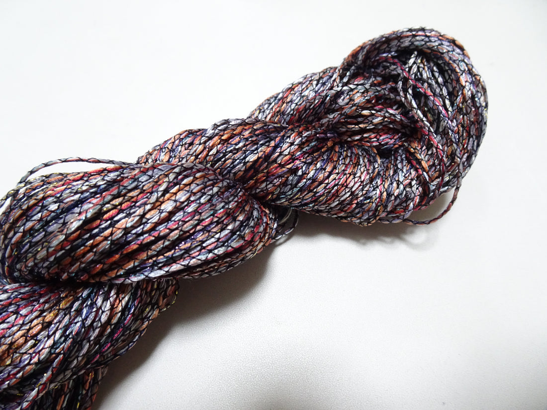 Japanese Tanaka Gen Silk – One-of-a-Kind Hand-Dyed Artistic Silk Thread, Rare Japanese Artisan Yarn, Limited Stock 19159