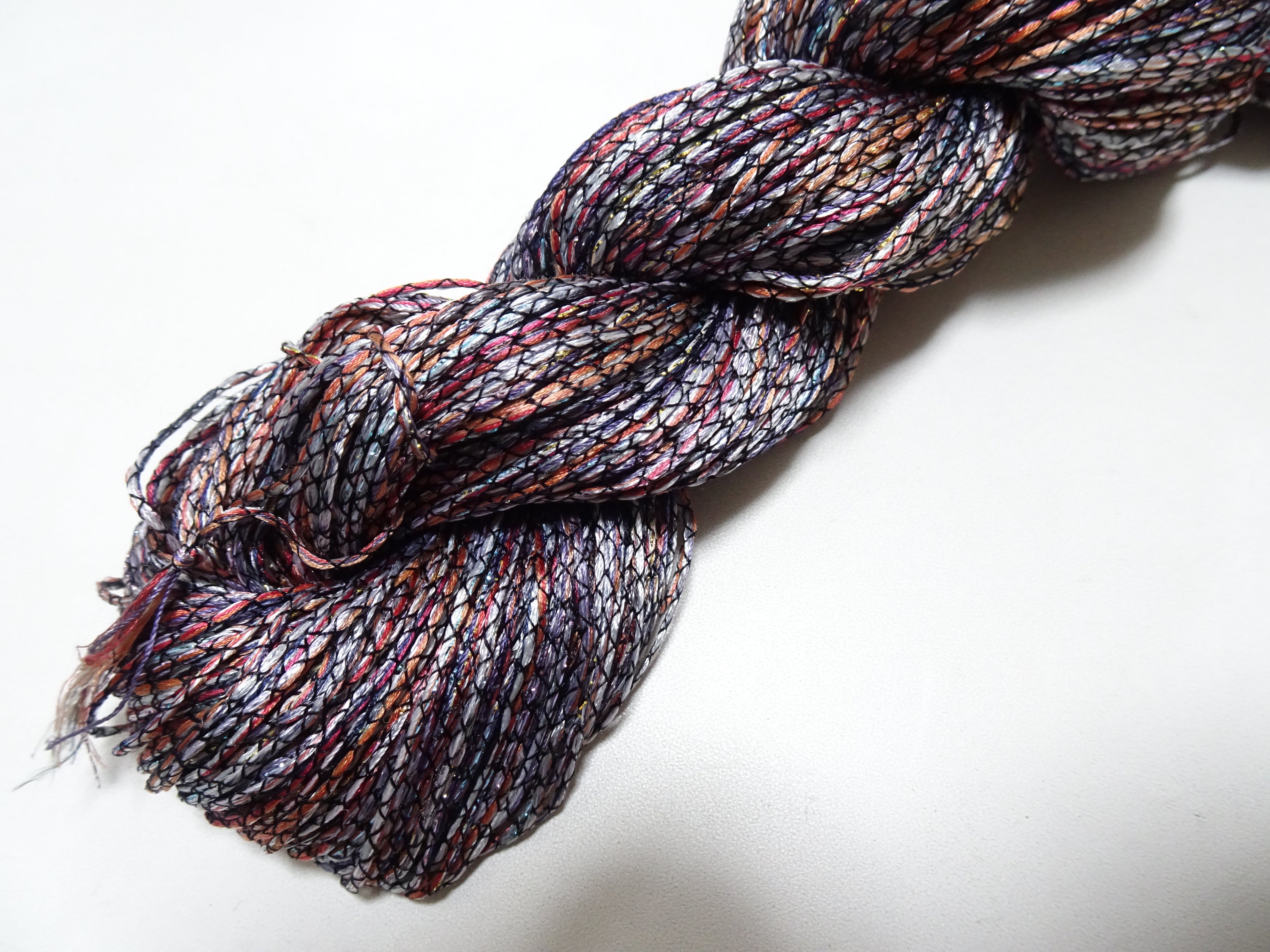 Japanese Tanaka Gen Silk – One-of-a-Kind Hand-Dyed Artistic Silk Thread, Rare Japanese Artisan Yarn, Limited Stock 19159