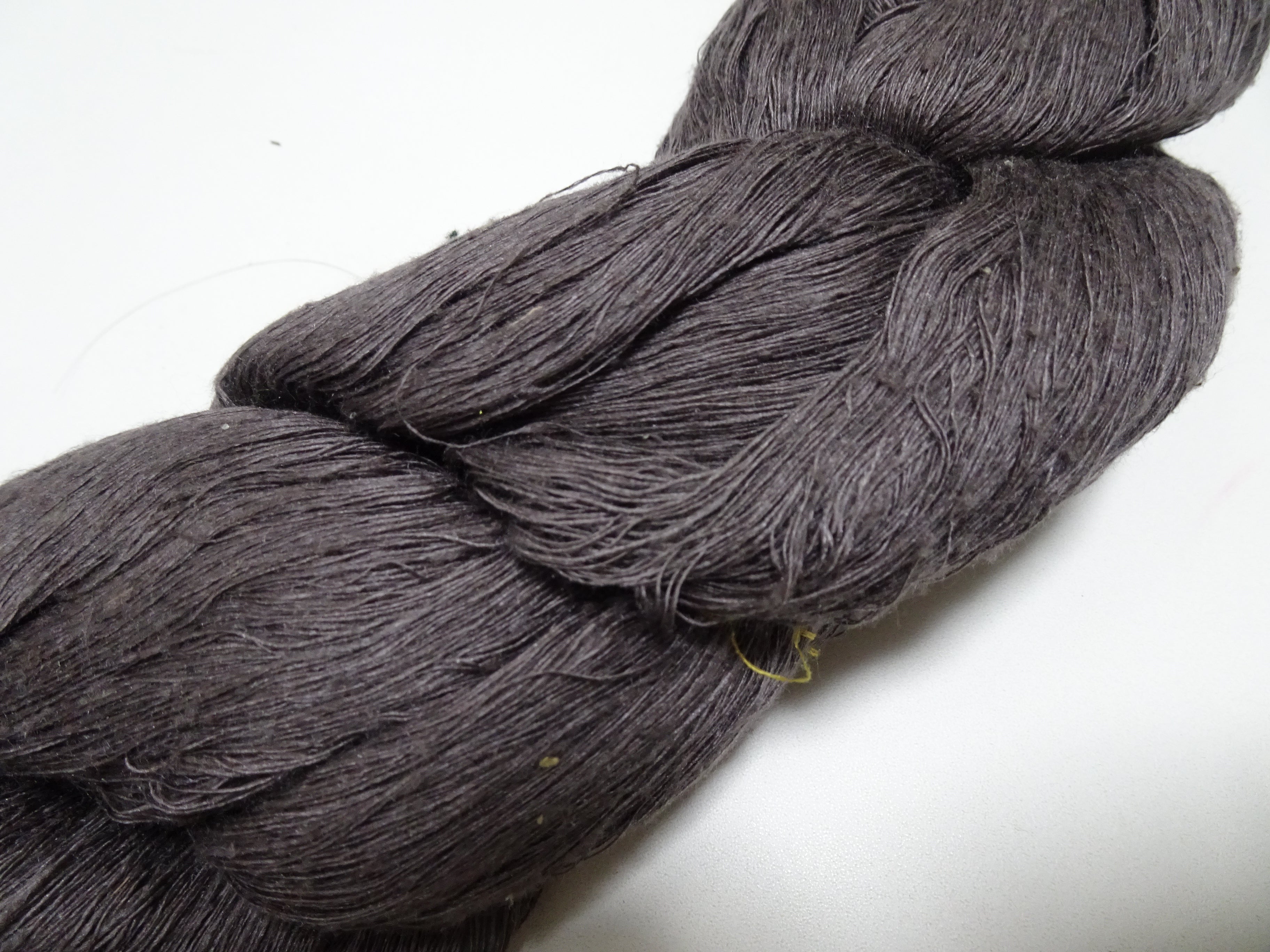 Japanese vintage Tsumugi silk thread Woven & embroidery 8623
