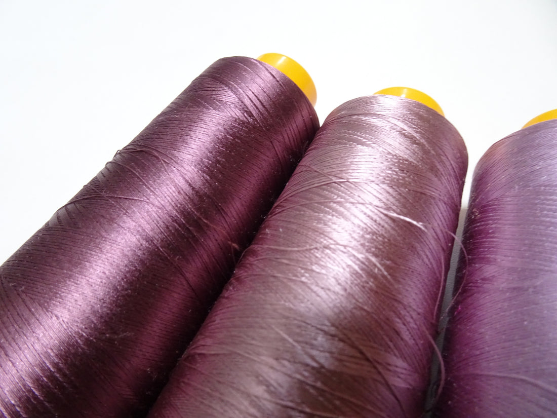 Special Price!! Japanese vintage silk thread 3sets Over 6000M embroidery 15242