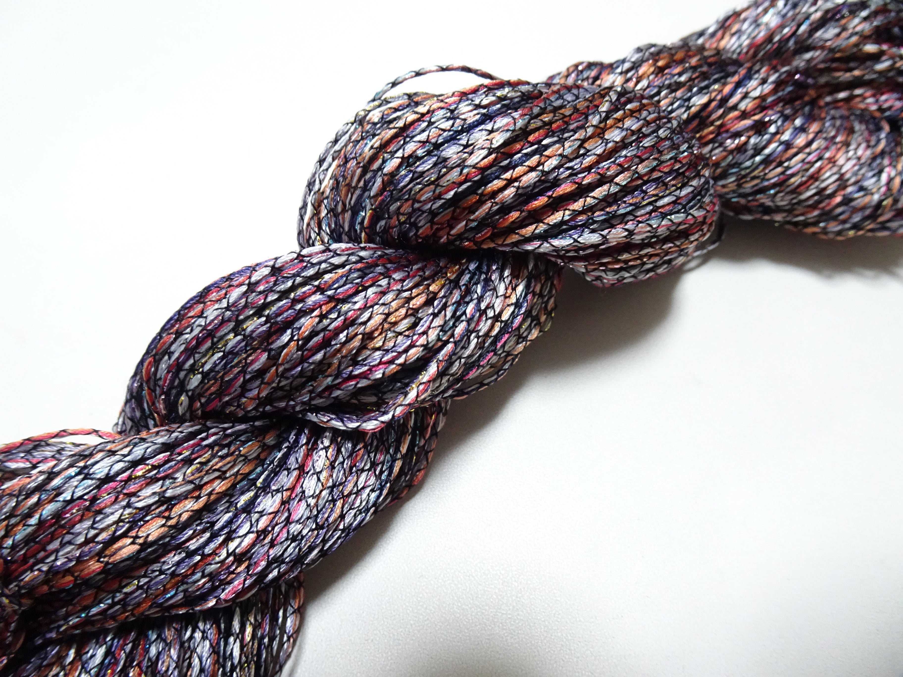 Japanese Tanaka Gen Silk – One-of-a-Kind Hand-Dyed Artistic Silk Thread, Rare Japanese Artisan Yarn, Limited Stock 19159