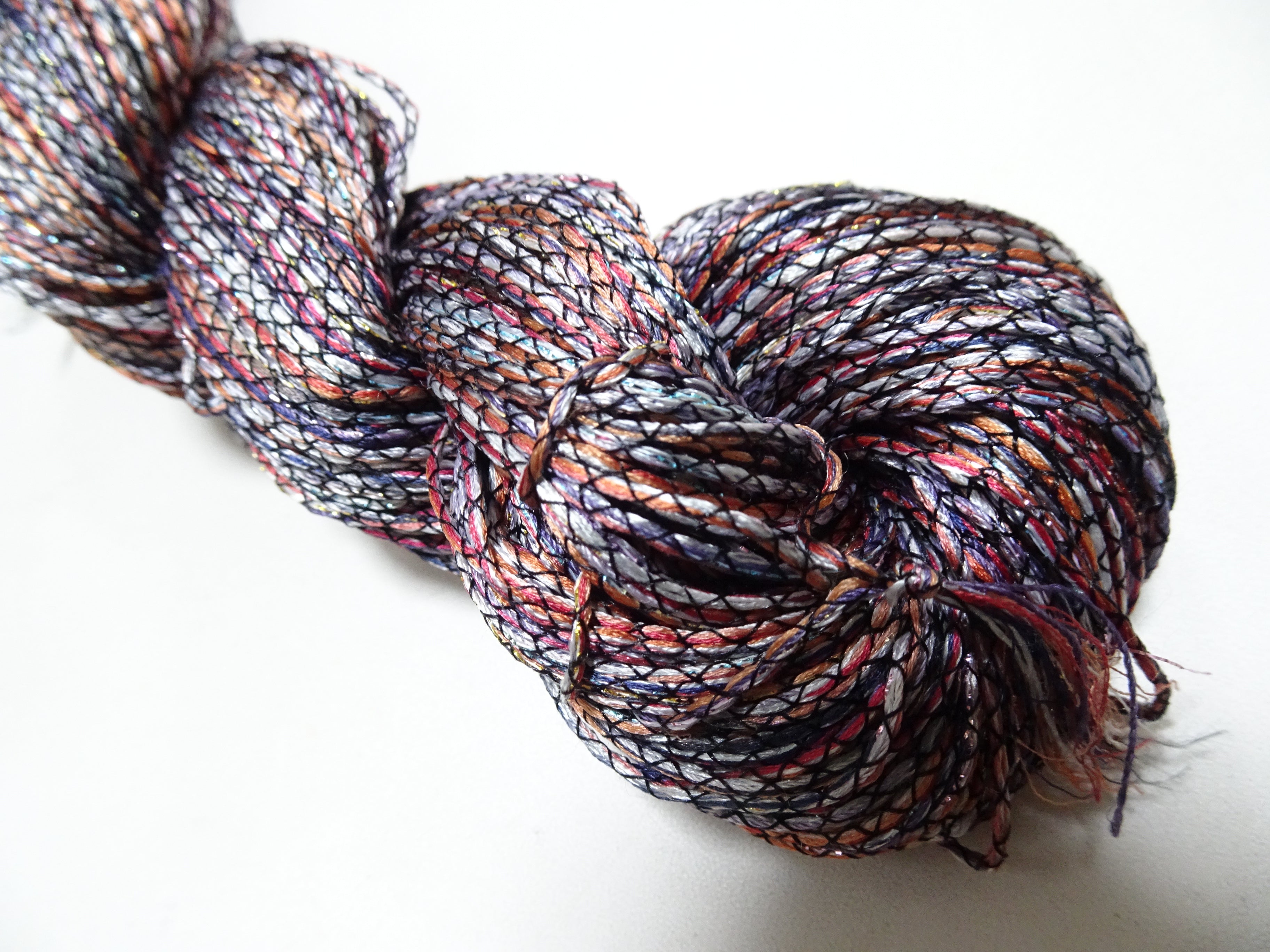 Japanese Tanaka Gen Silk – One-of-a-Kind Hand-Dyed Artistic Silk Thread, Rare Japanese Artisan Yarn, Limited Stock 19159
