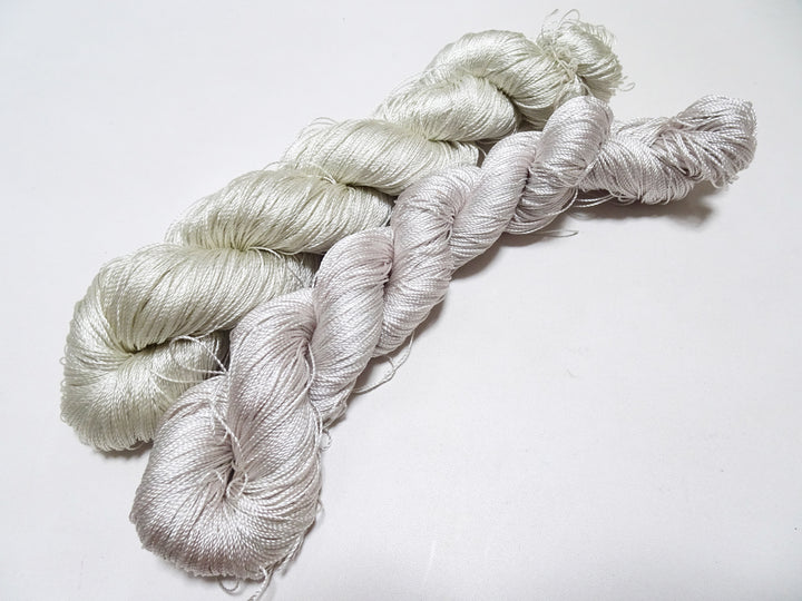 Japanese Vintage Strong Twisted Silk Thread 2sets Embroidery & Weaving 17589