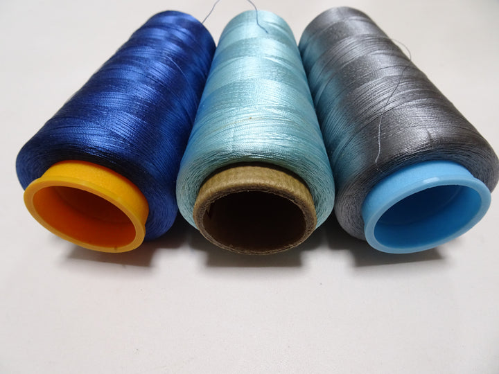 Special Price!! Japanese vintage silk thread 3sets Over 6000M embroidery 15243