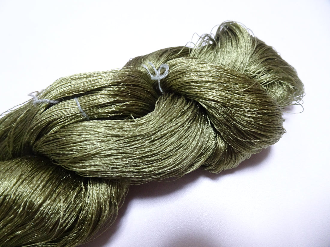 Japanese Vintage Twisted Silk Thread Embroidery 19930