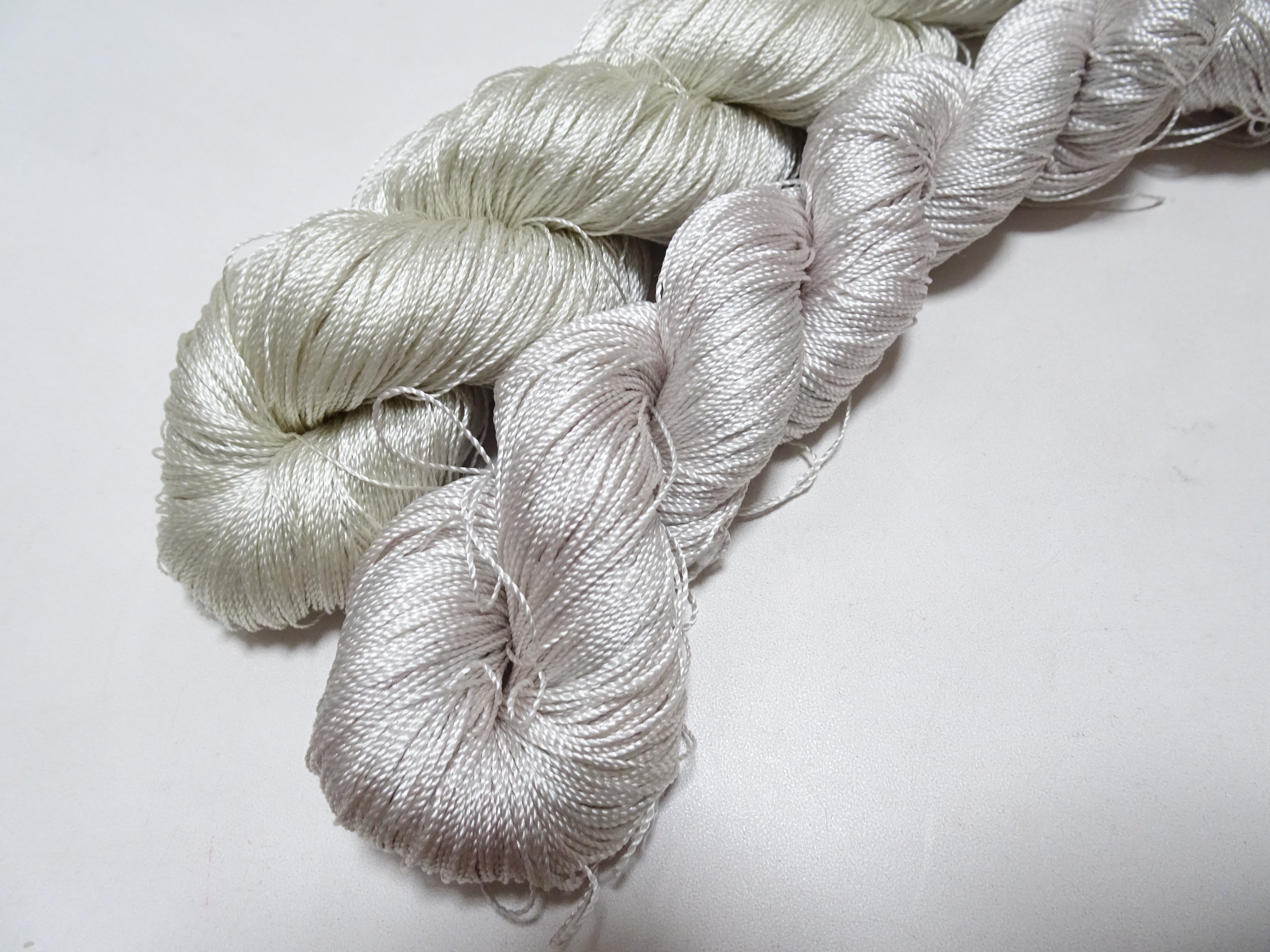 Japanese Vintage Strong Twisted Silk Thread 2sets Embroidery & Weaving 17589