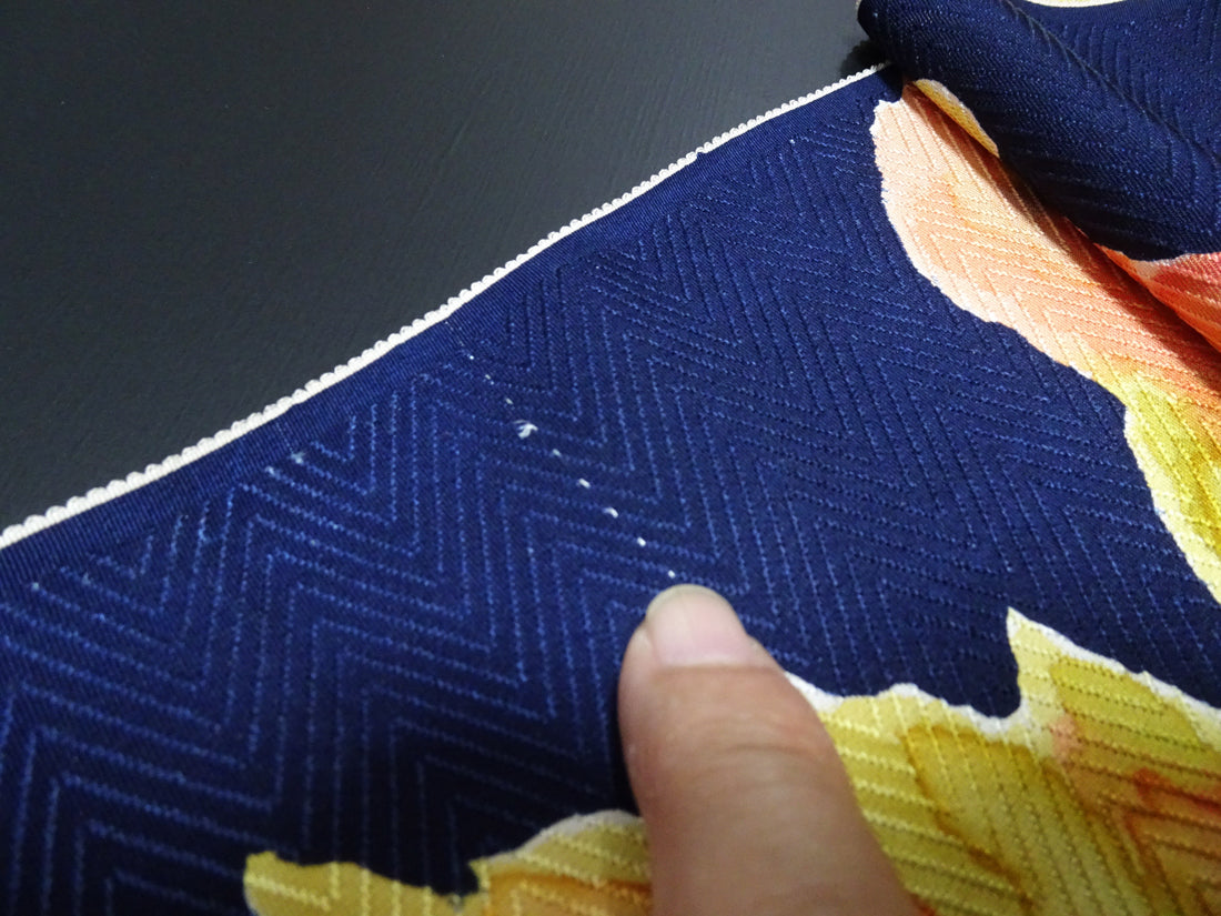 Japanese Silk Bolts  Dyed  Flower pattern 17498