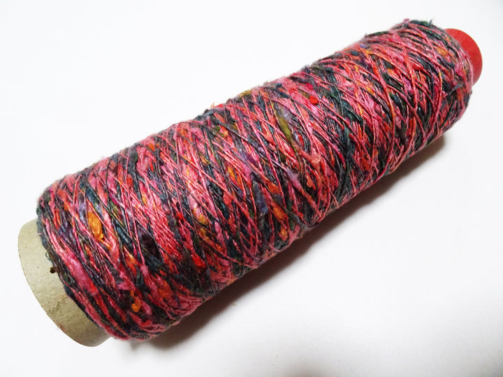 Japanese Tanaka Gen Silk – One-of-a-Kind Hand-Dyed Artistic Silk Thread, Rare Japanese Artisan Yarn, Limited Stock 16667