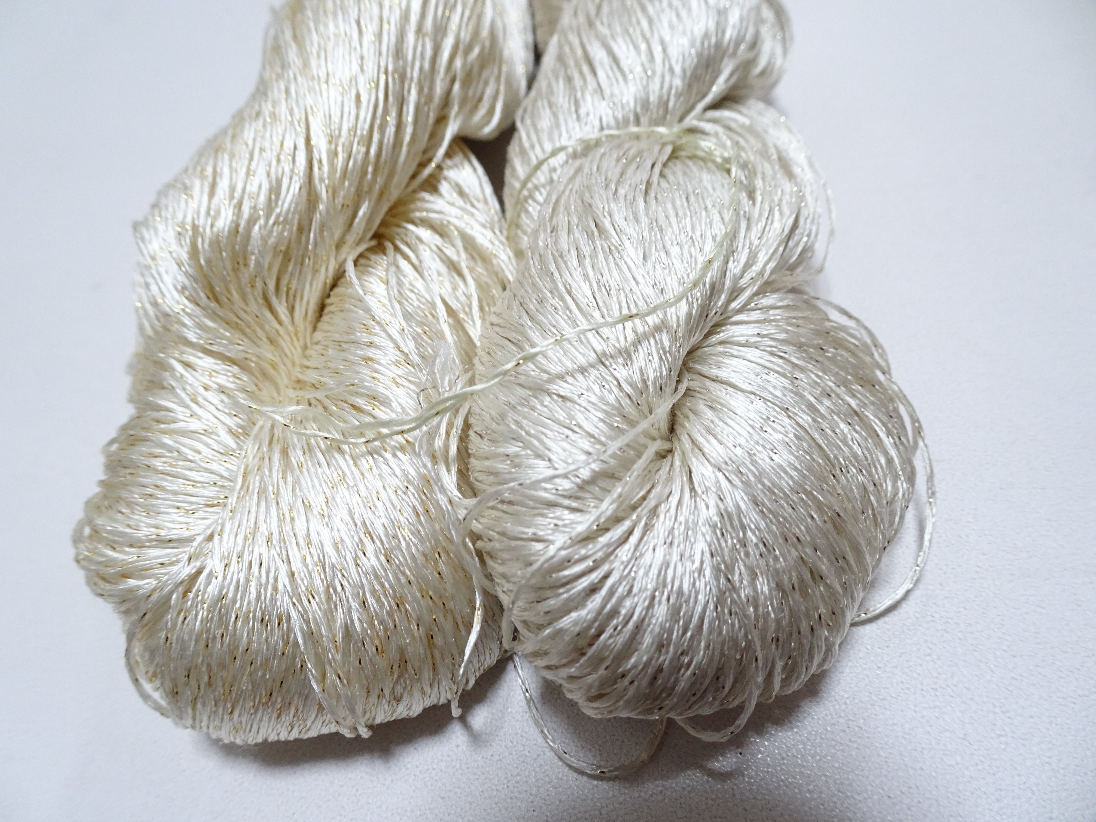 Japanese Vintage High Class Rare Silk Thread Mixture of Gold embroidery 15972