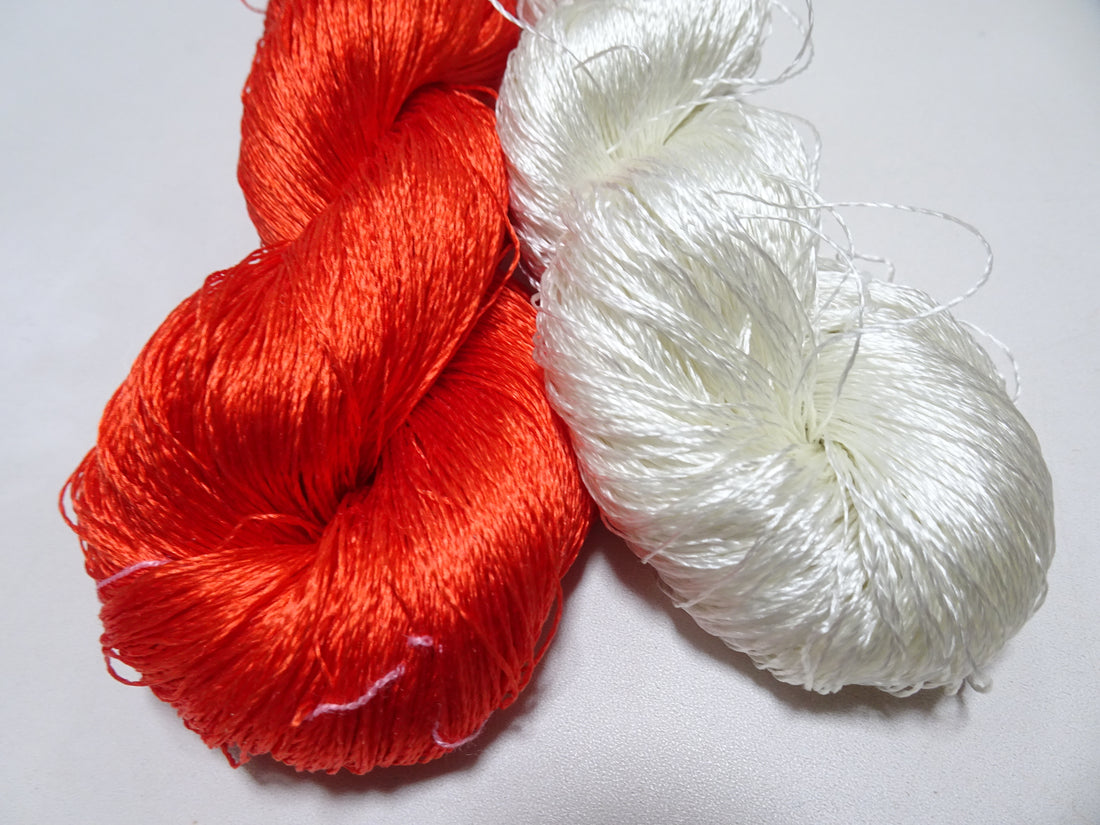 Japanese Vintage Twisted Silk Thread 2sets Embroidery 16864