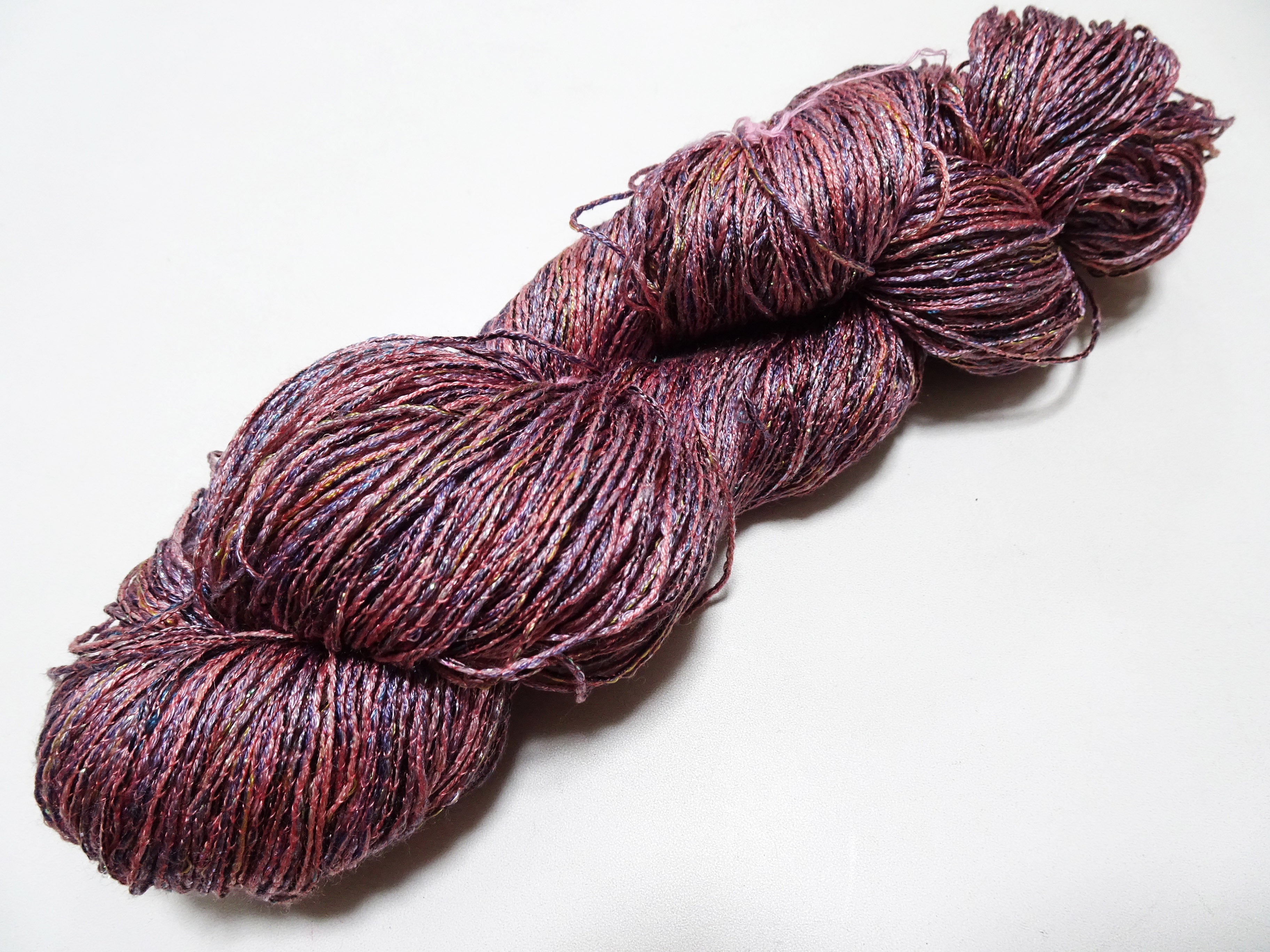 Japanese Tanaka Gen Silk – One-of-a-Kind Hand-Dyed Artistic Silk Thread, Rare Japanese Artisan Yarn, Limited Stock 19161